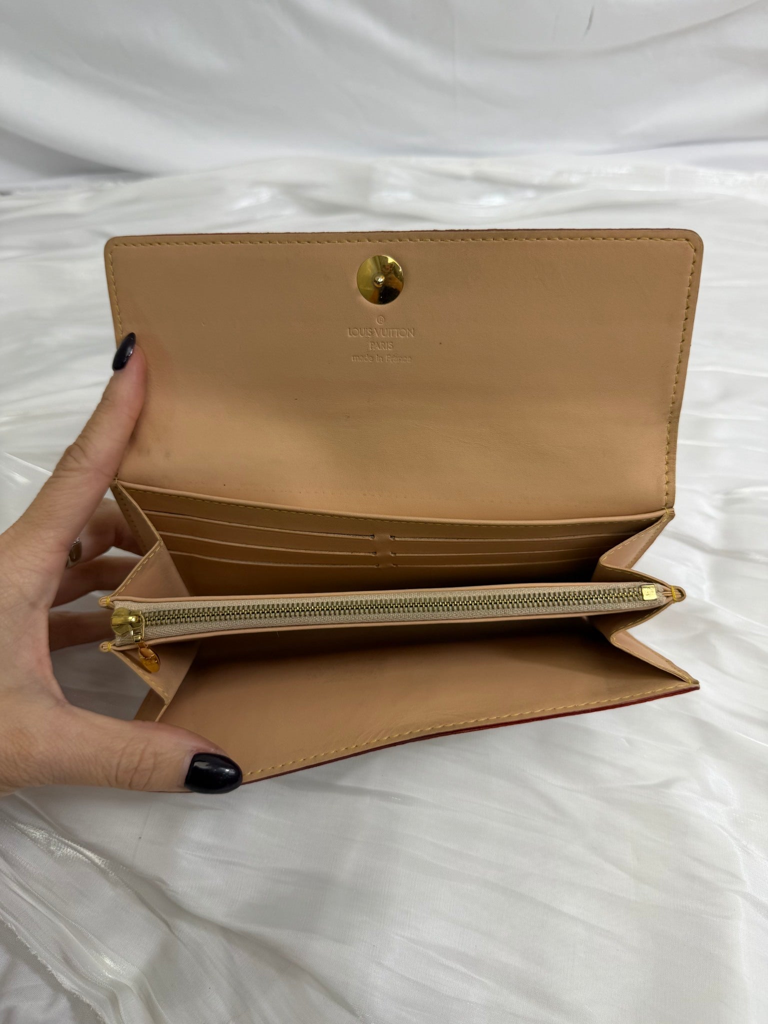 Louis Vuitton Monogram White Multicolor Sarah Wallet