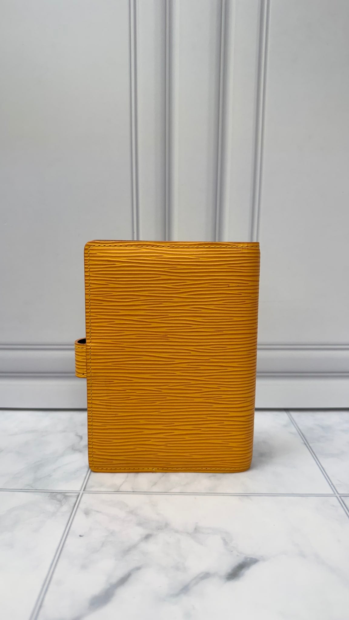 Louis Vuitton Yellow Epi Leather Passport Agenda Cover PM