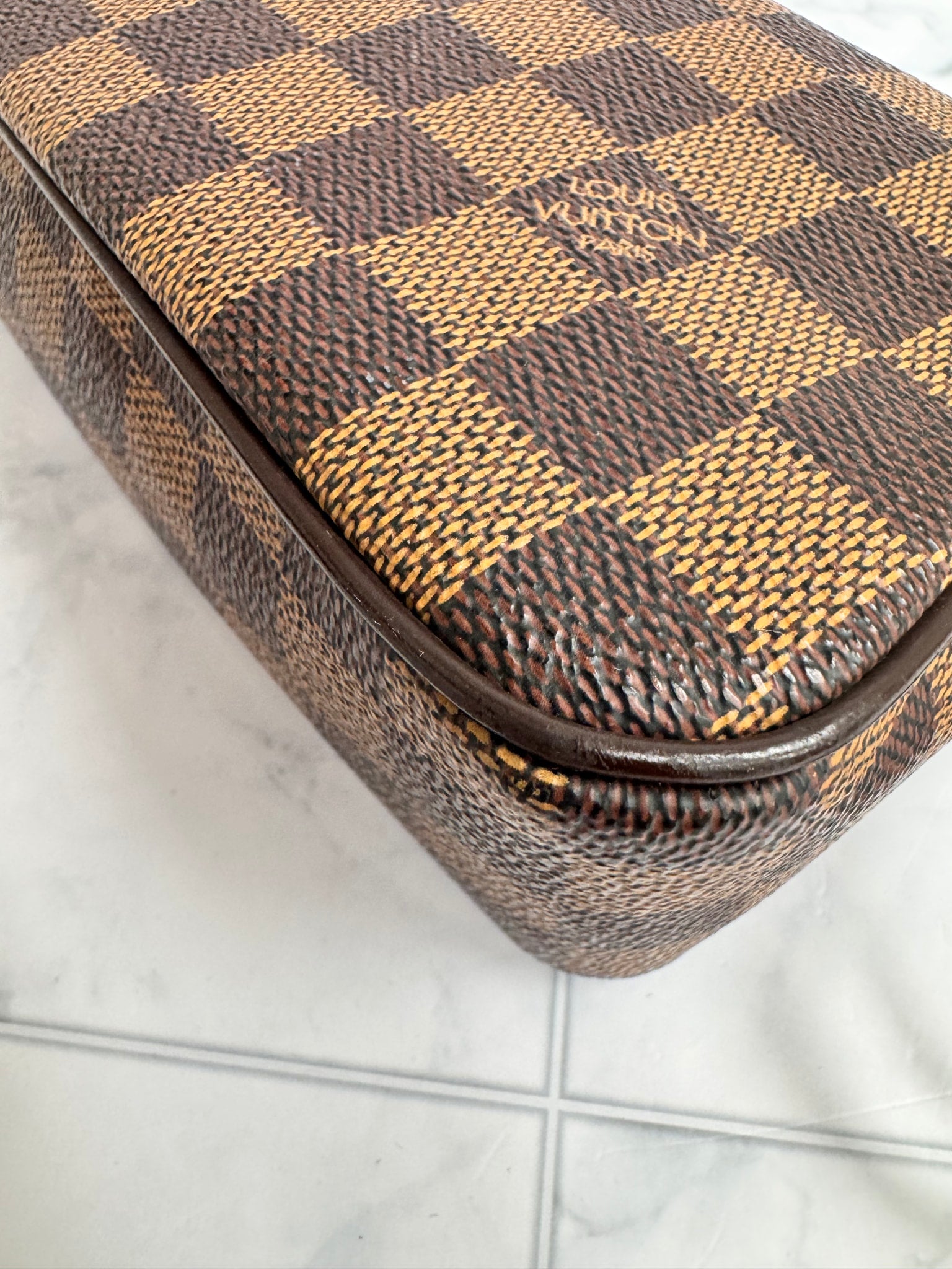 Louis Vuitton Damier Ebene Recoleta Shoulder Bag