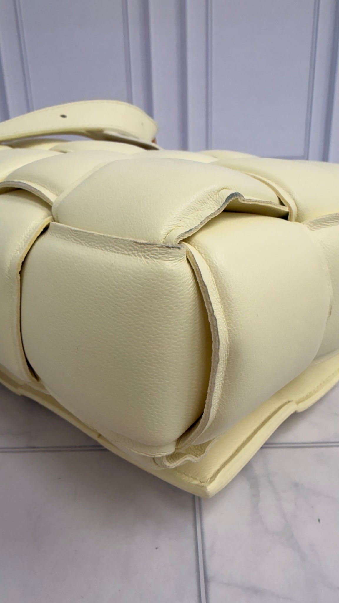 Bottega Veneta Washed Zest Medium Padded Cassette Bag