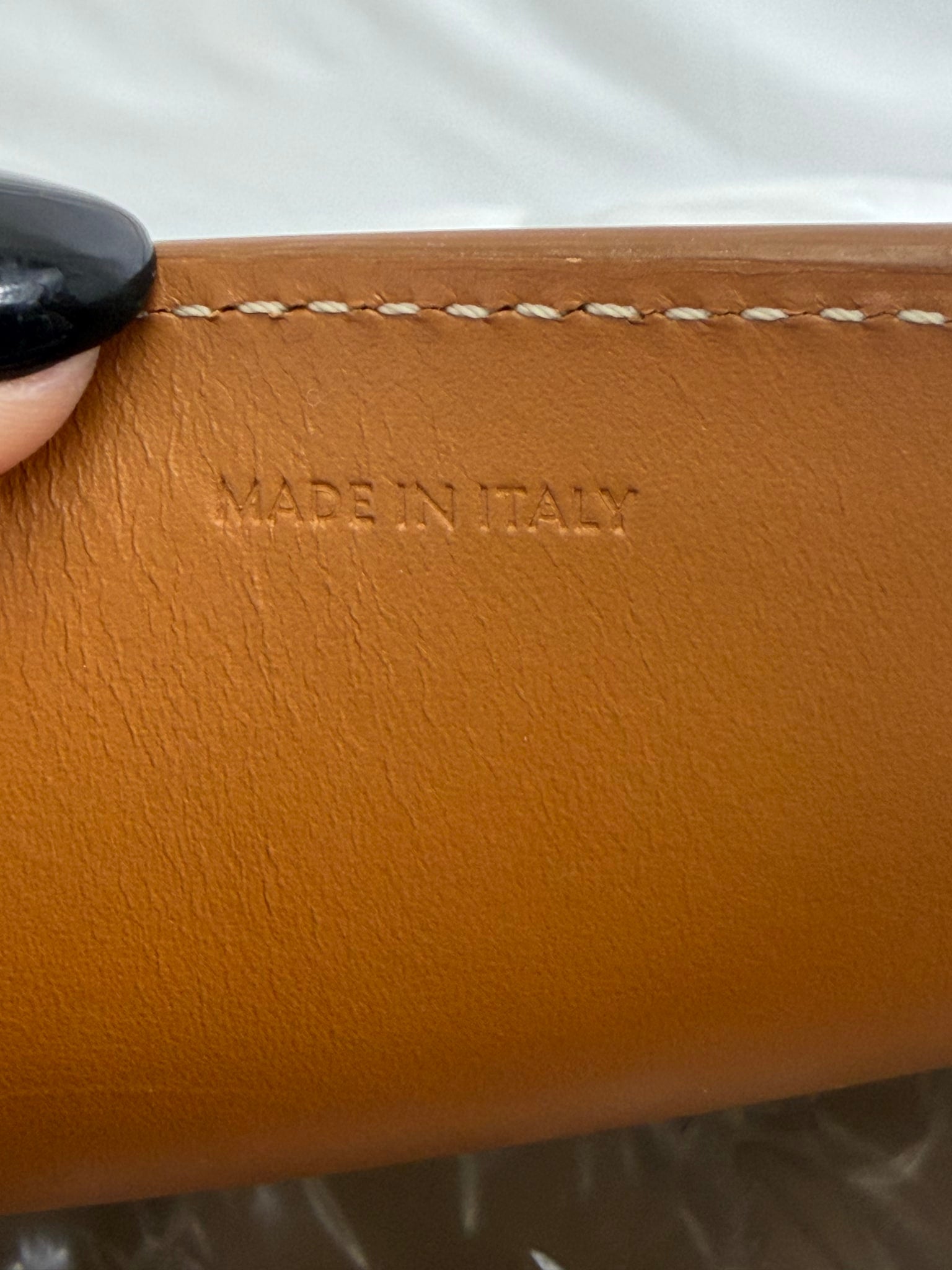 Celine Cream Canvas x Tan Leather Large Vertical Cabas