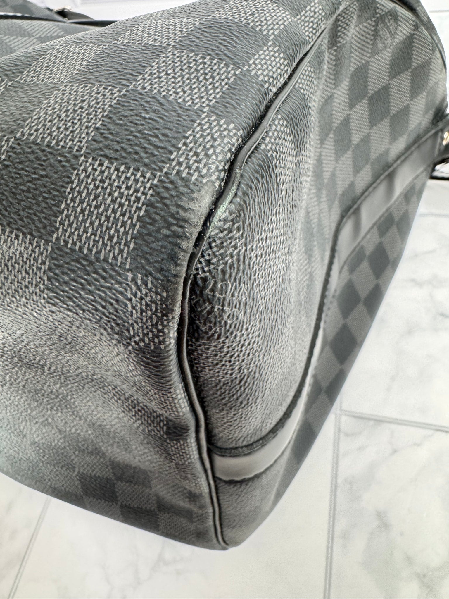 Louis Vuitton Damier Graphite Keepall Bandouliere 45