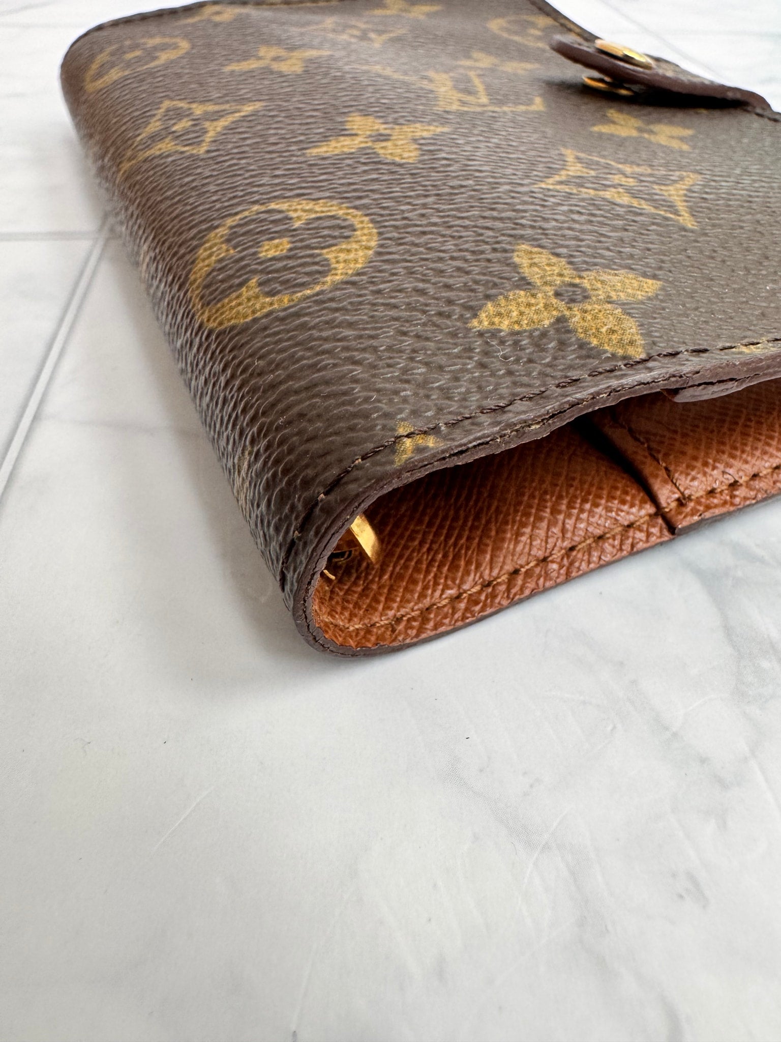 Louis Vuitton Monogram Small Ring Agenda Cover
