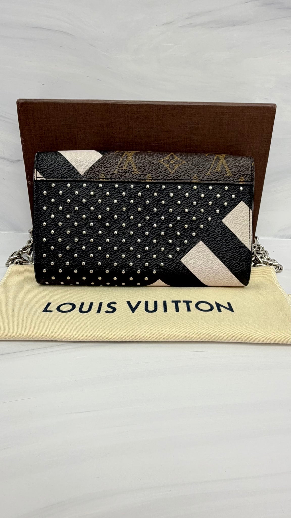 Louis Vuitton Multicolor Monogram Twist Wallet On A Chain