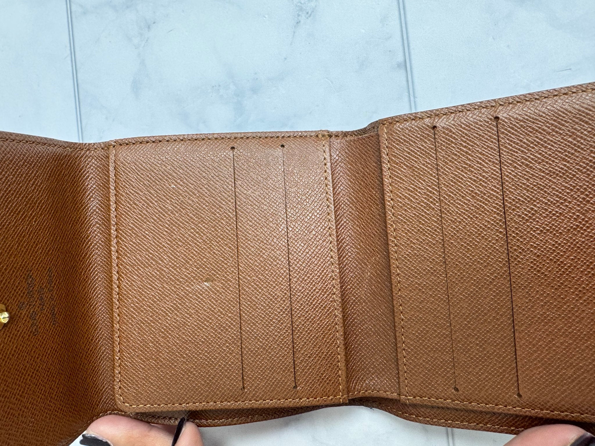 Louis Vuitton Monogram Trifold Elise Compact Wallet