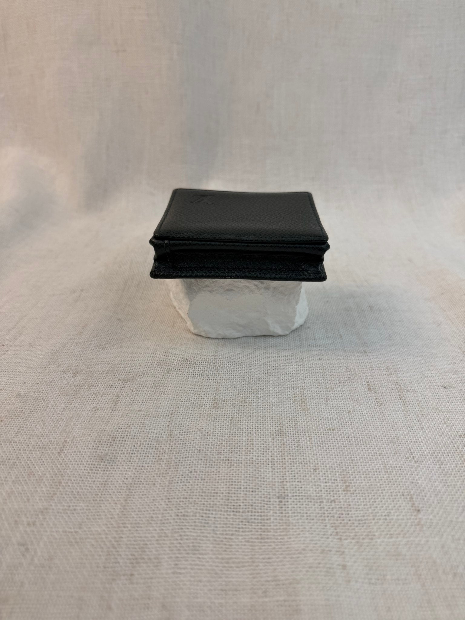 Louis Vuitton Dark Green Leather Taiga Coin Case