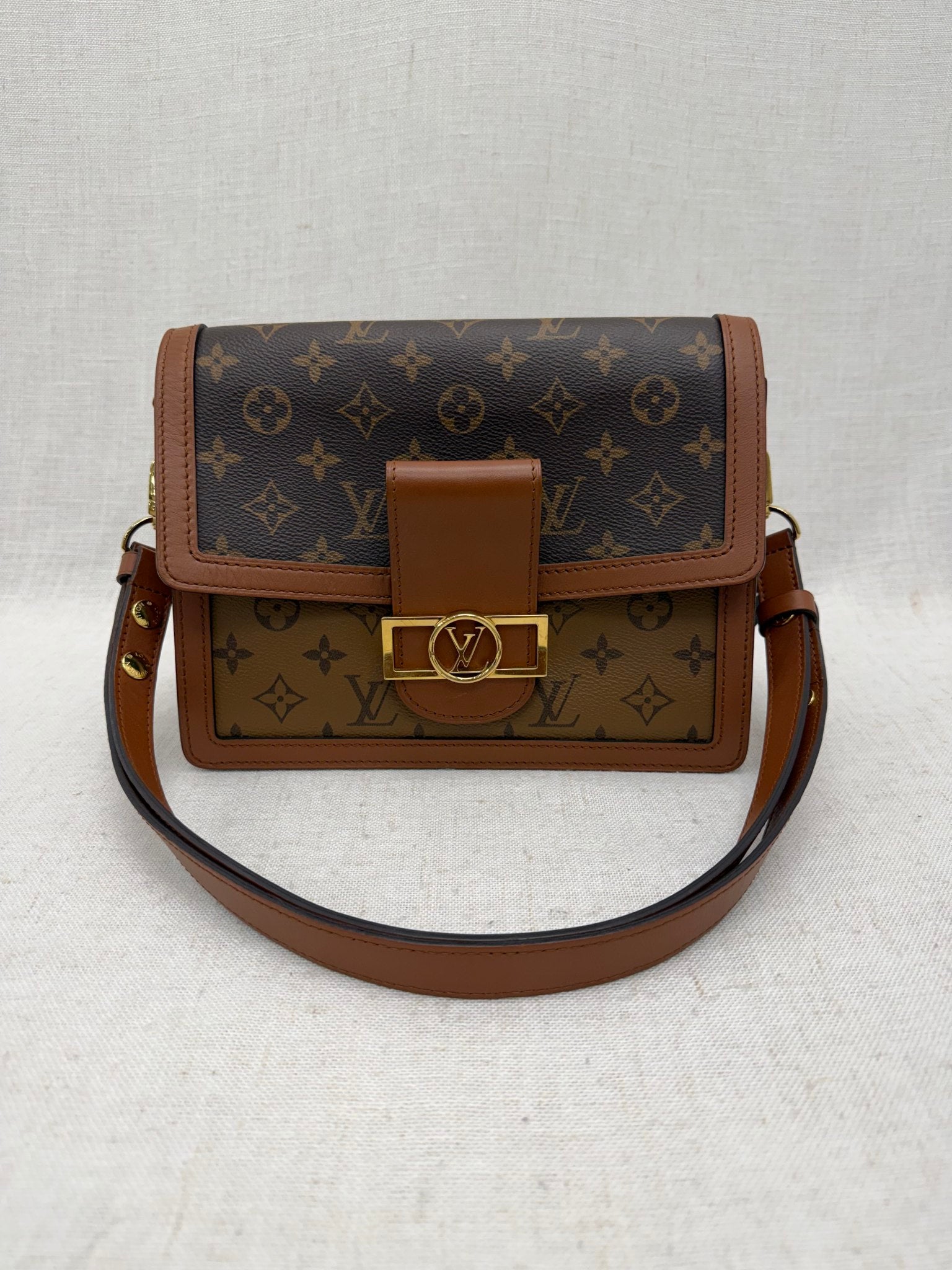 Louis Vuitton Reverse Monogram Dauphine MM Bag