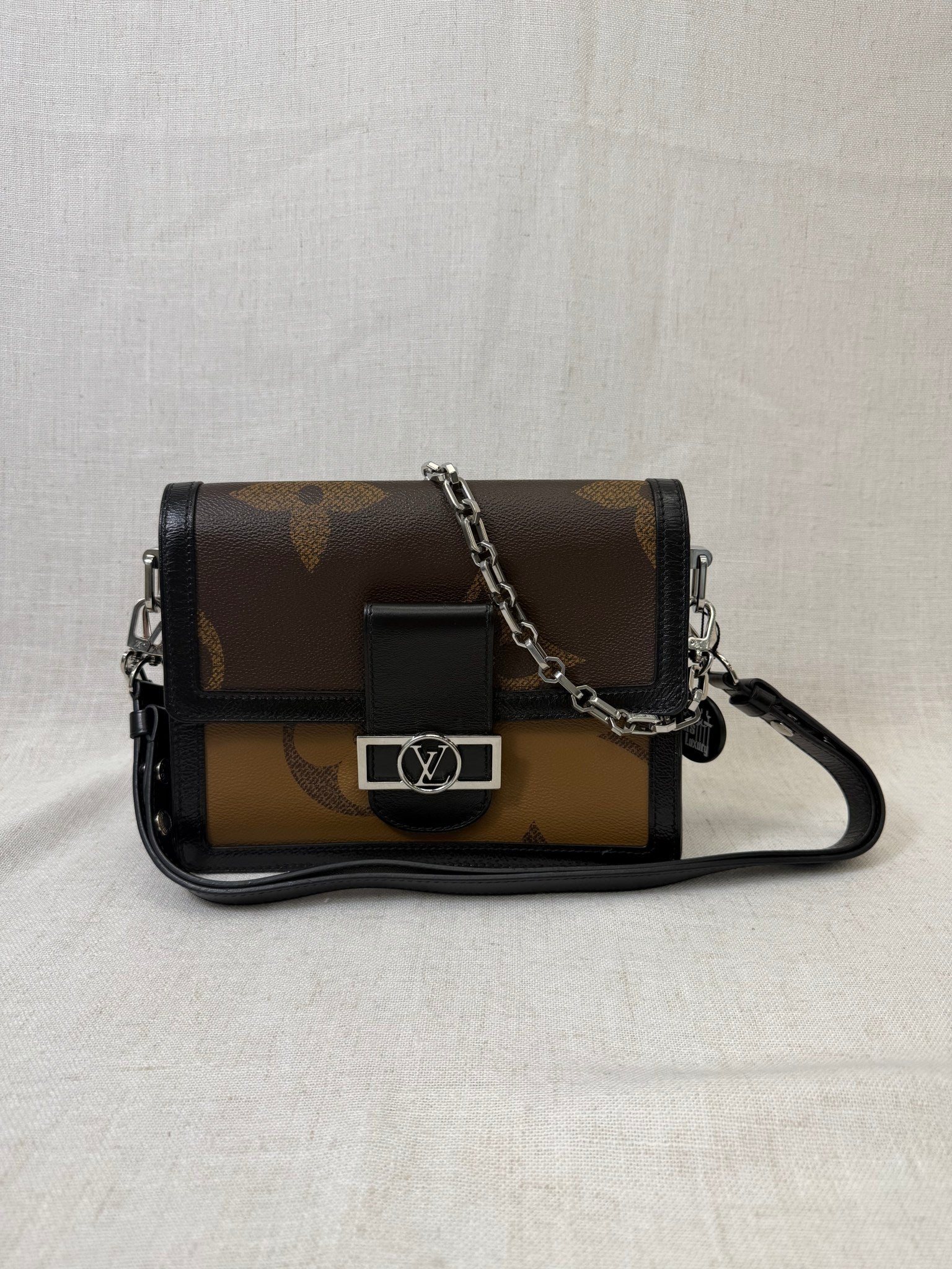 Louis Vuitton Reverse Monogram Dauphine MM Giant Handbag