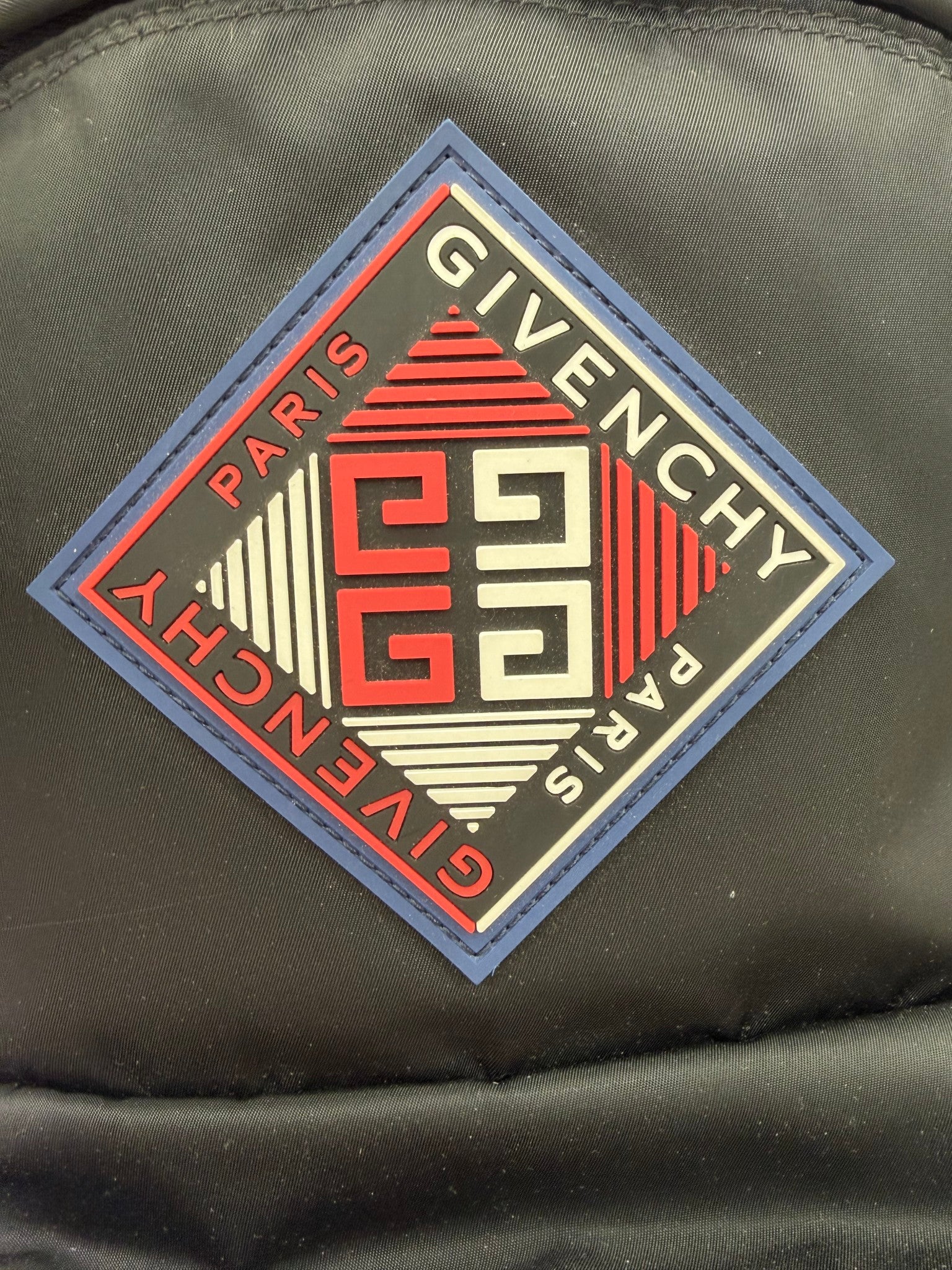 Givenchy Black Nylon Patches Backpack