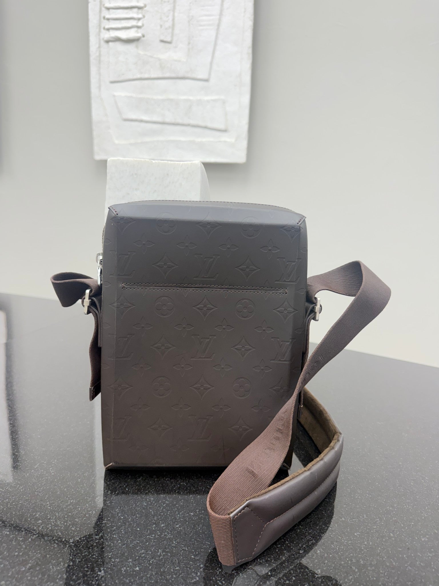 Louis Vuitton Monogram Chocolate Brown Leather Bobby Crossbody Bag