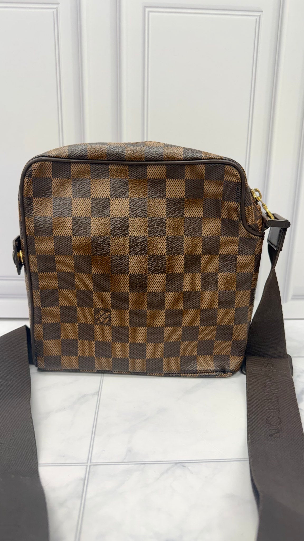 Louis Vuitton Damier Ebene Olav PM Crossbody Bag