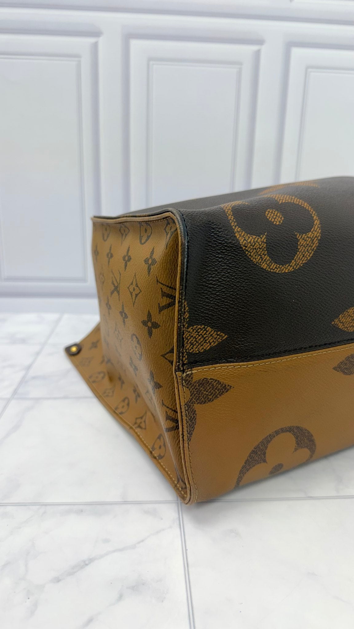Louis Vuitton Reverse Monogram Giant On The Go GM Tote Bag