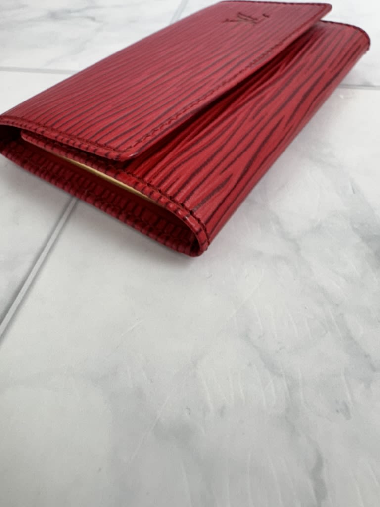 Louis Vuitton Red Epi Key Case