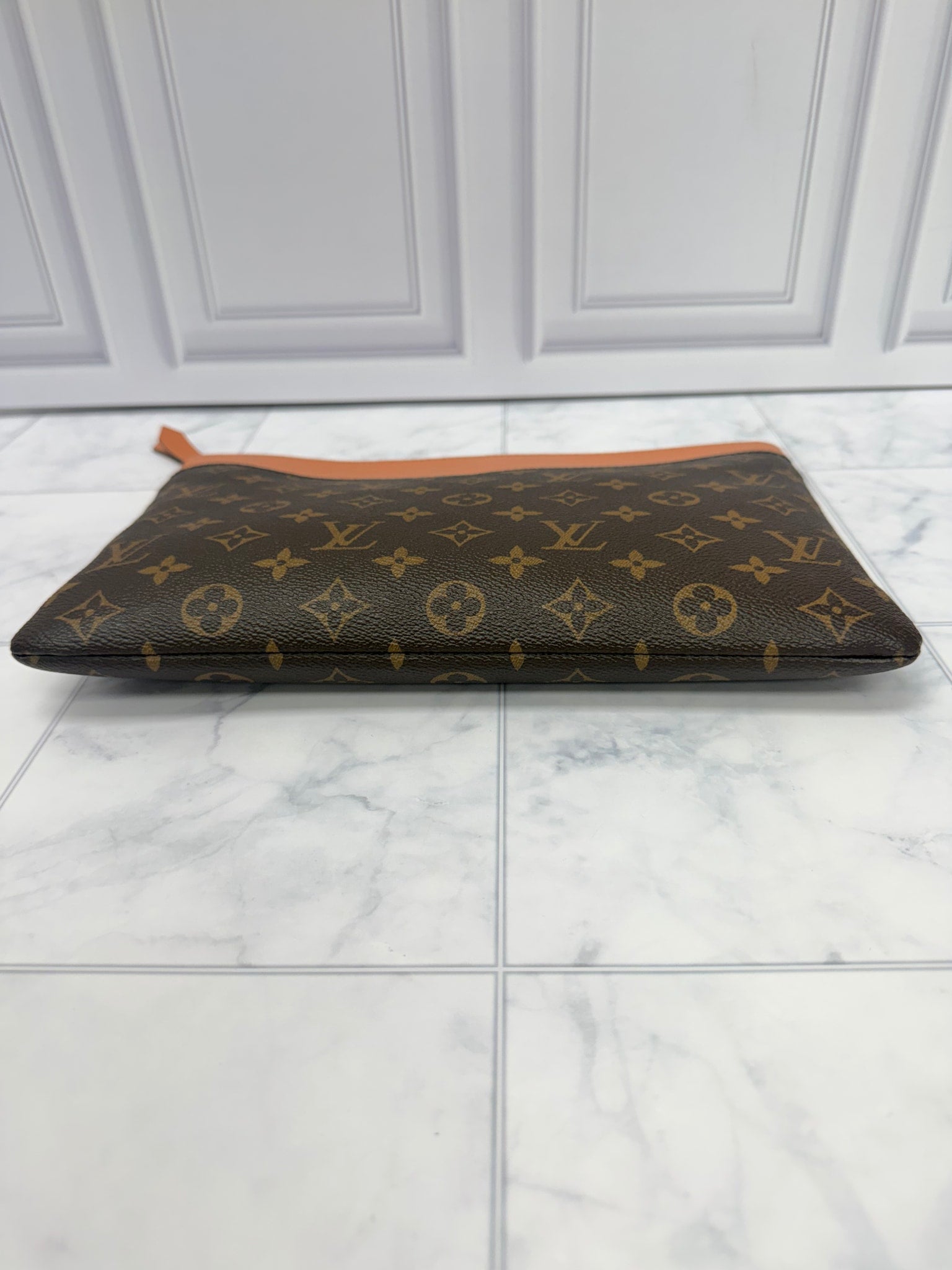 Louis Vuitton Monogram Pink Leather Daily Pouch
