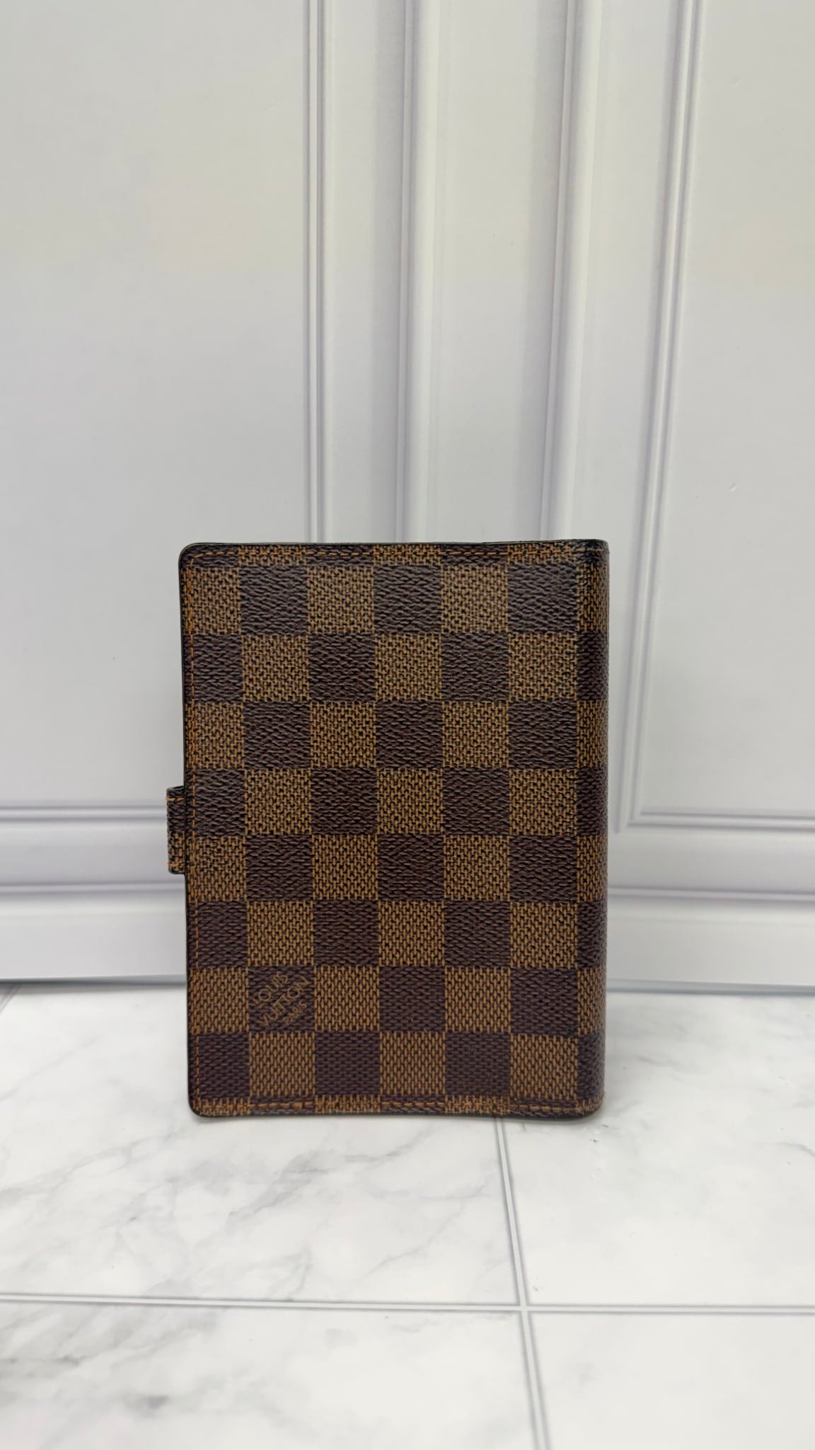 Louis Vuitton Damier Ebene Passport Agenda Cover PM