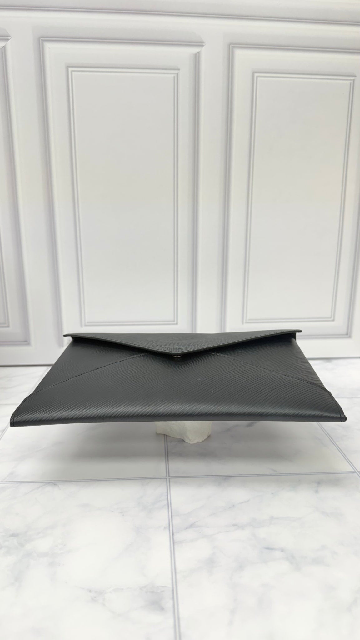 Louis Vuitton Black Epi Large Kirigami Pochette Clutch