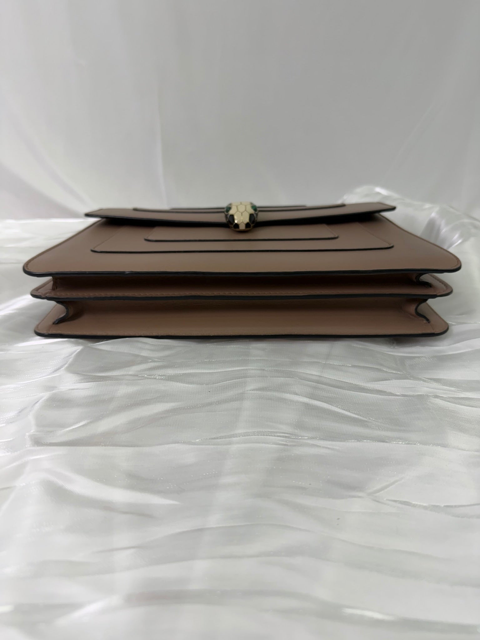 Bvlgari Brown Leather Serpenti Forever Bag