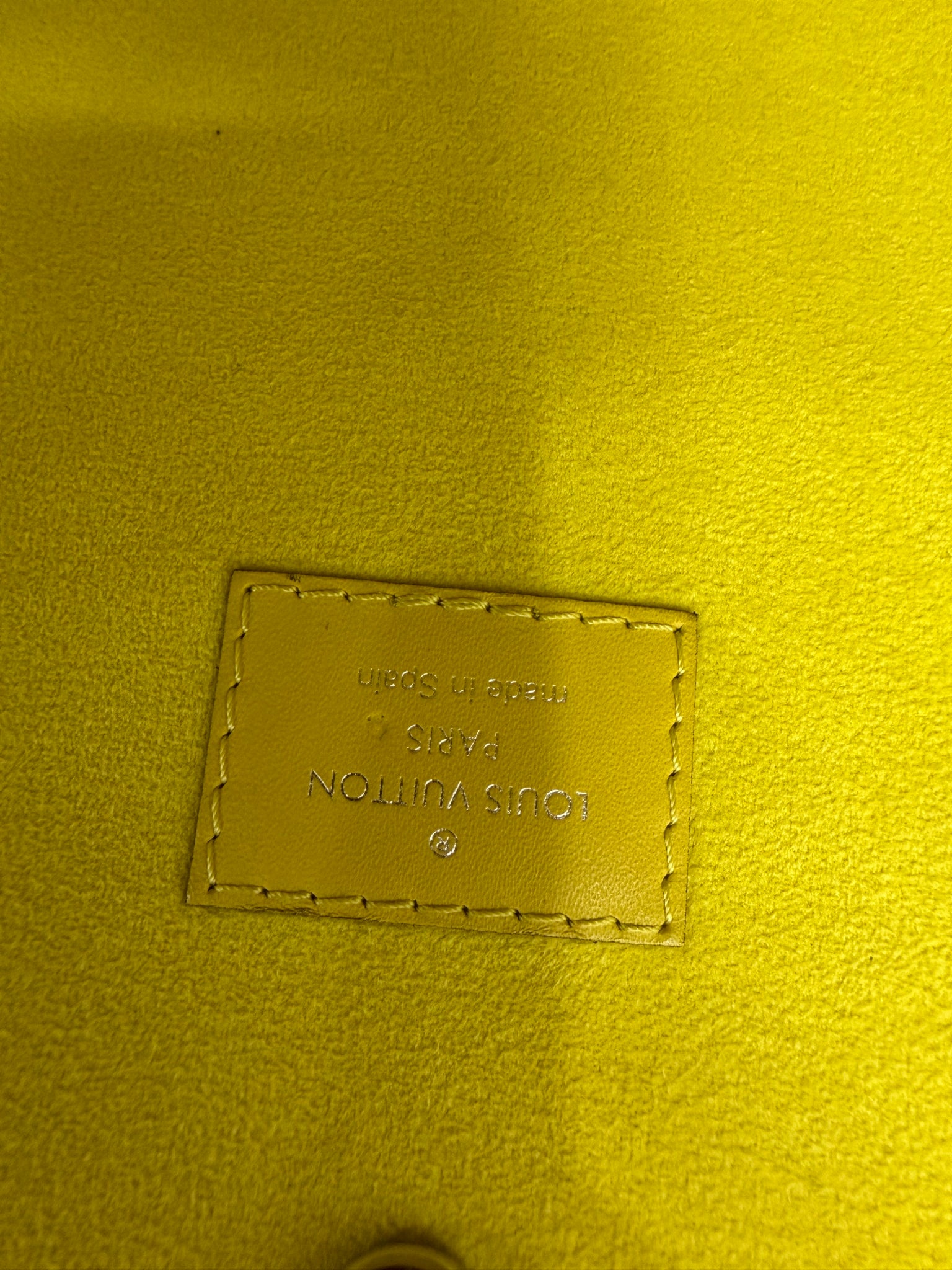 Louis Vuitton Yellow Epi Neverfull MM