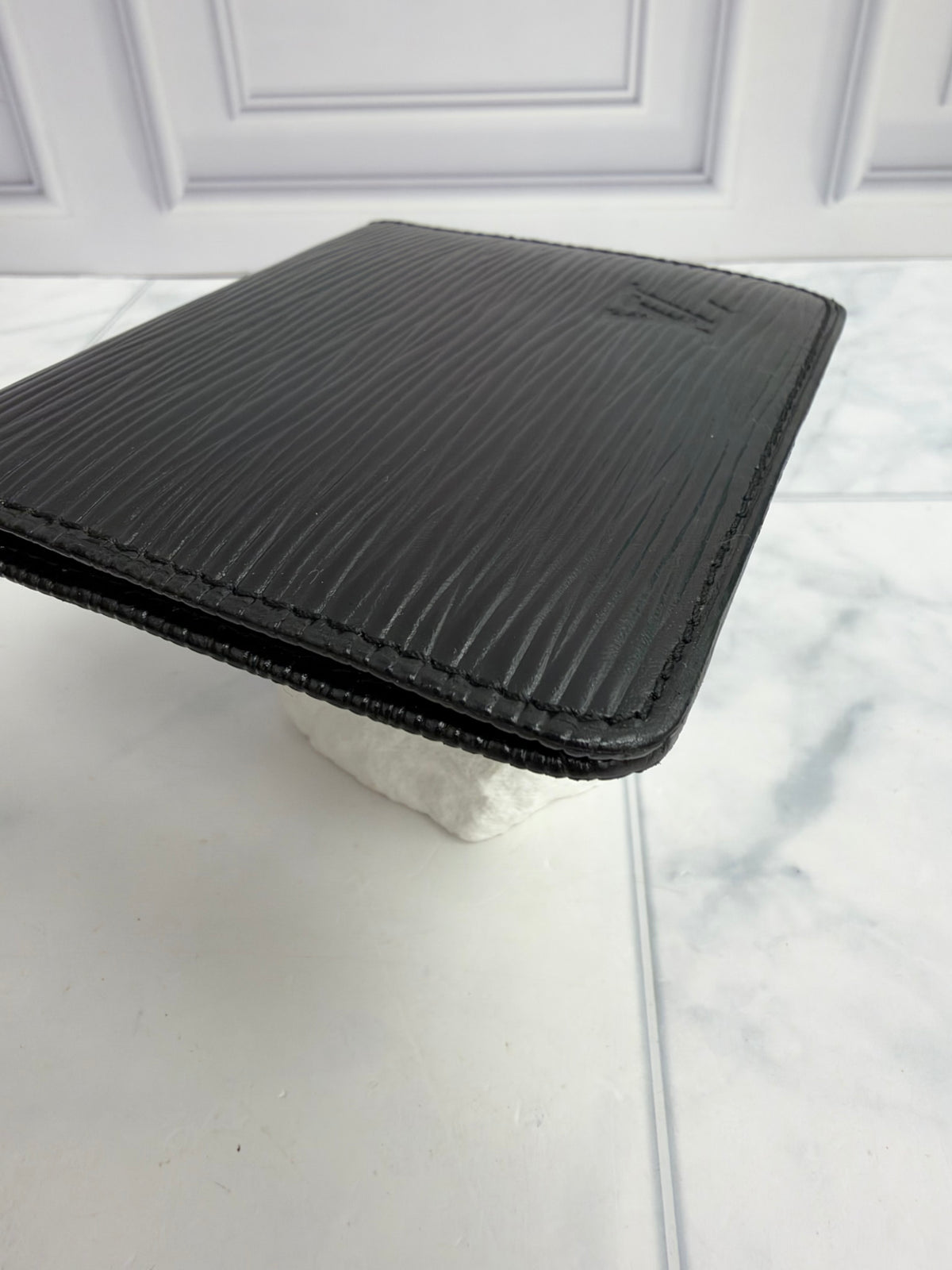 Louis Vuitton Black Epi Leather Card Case