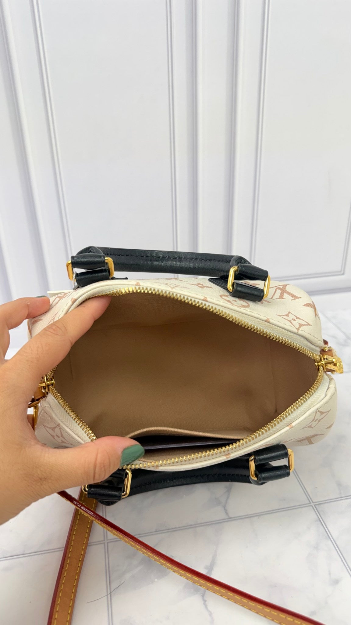 Louis Vuitton Monogram Dune Speedy 20 Bandouliere