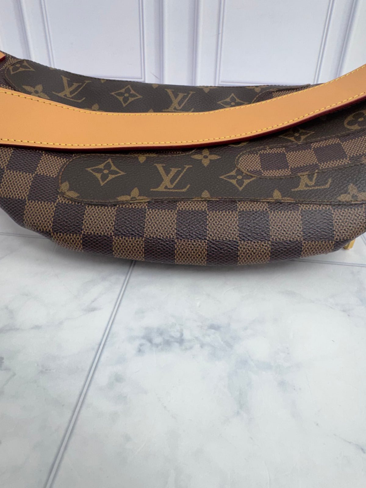 LIKE NEW - Louis Vuitton x Nigo Monogram & Damier Ebene Landscape Rush Bumbag