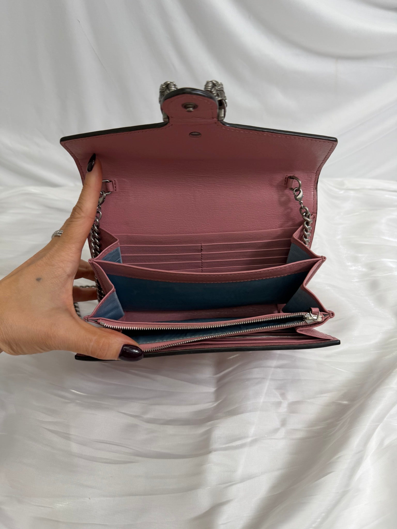 Gucci GG Valentines Day Limited Edition Dionysus Wallet On Chain