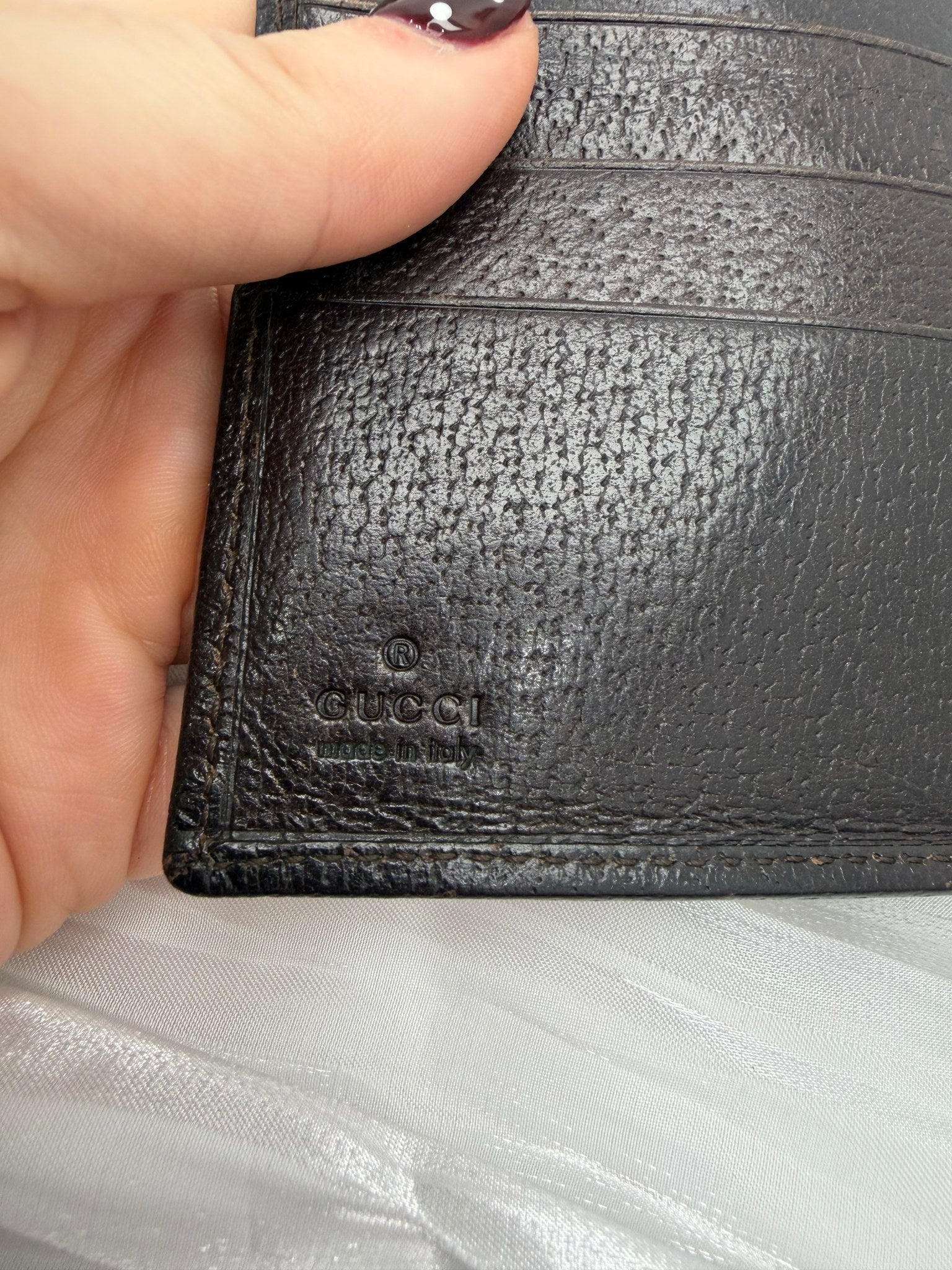 Gucci Brown GG Canvas & Leather Bifold