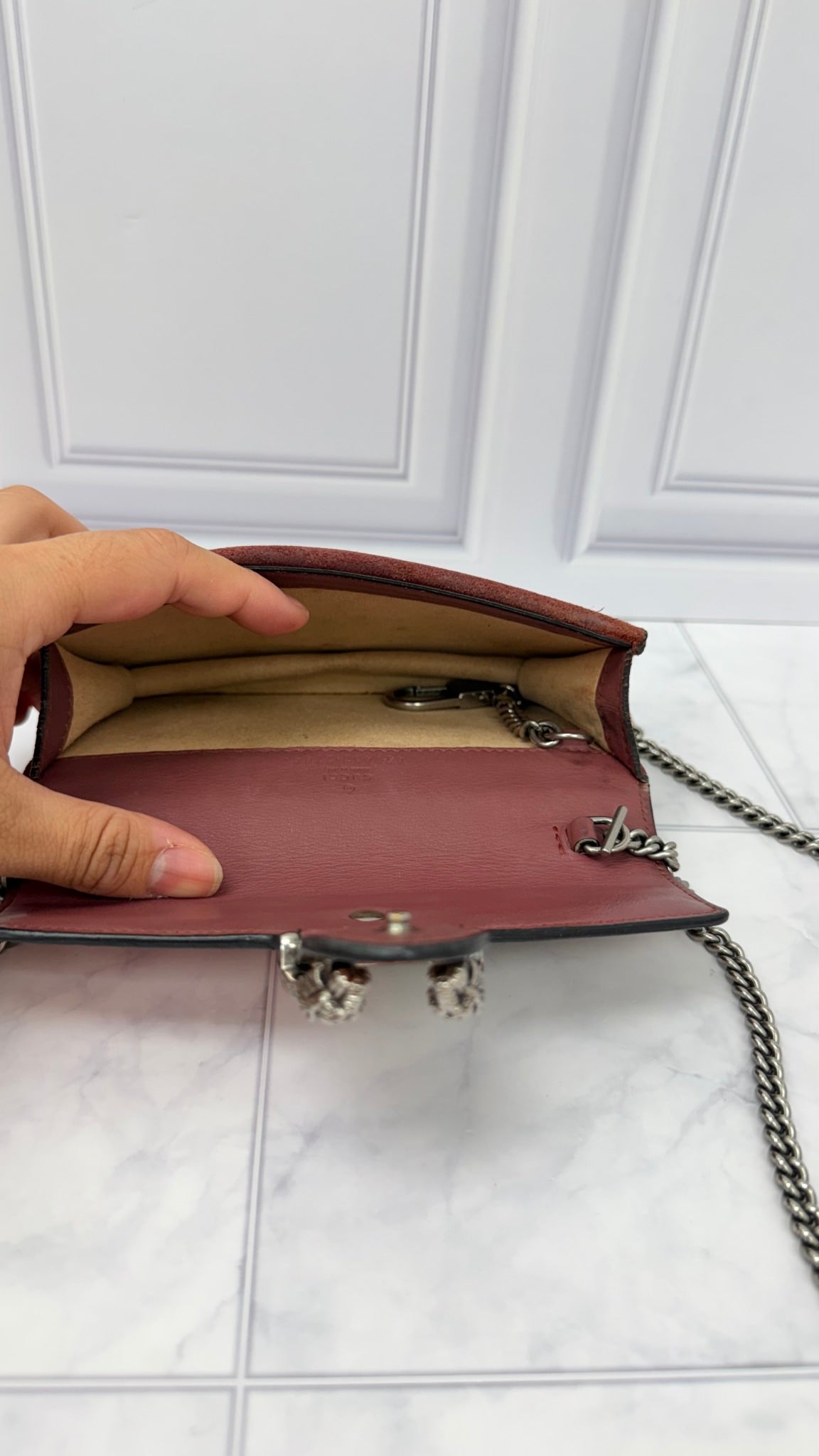 Gucci GG Supreme Dionysus Bloom Super Mini Crossbody