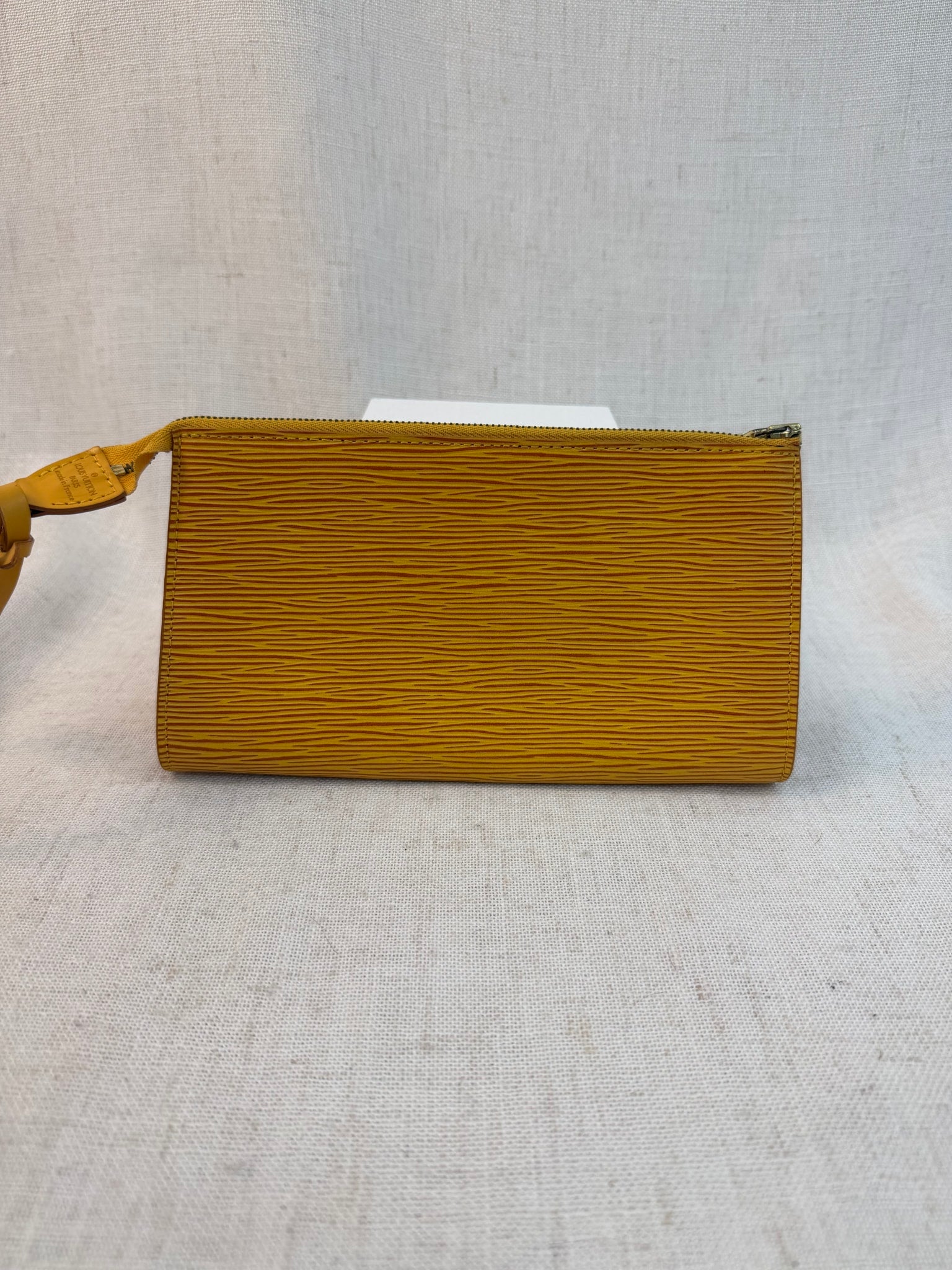 Louis Vuitton Yellow Epi Leather Pochette