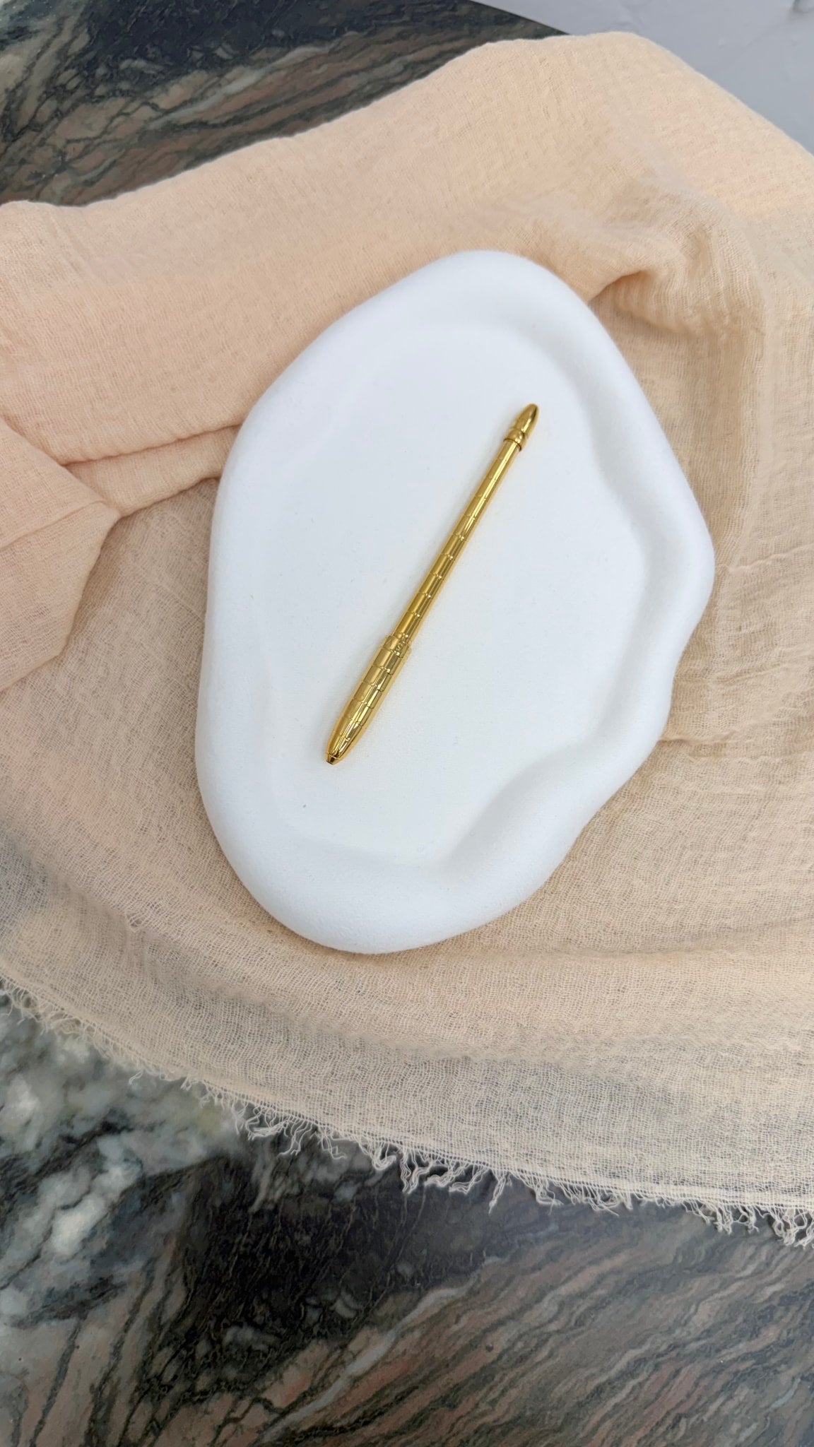 Louis Vuitton Gold Tone Stilo Agenda Mechanical Pencil