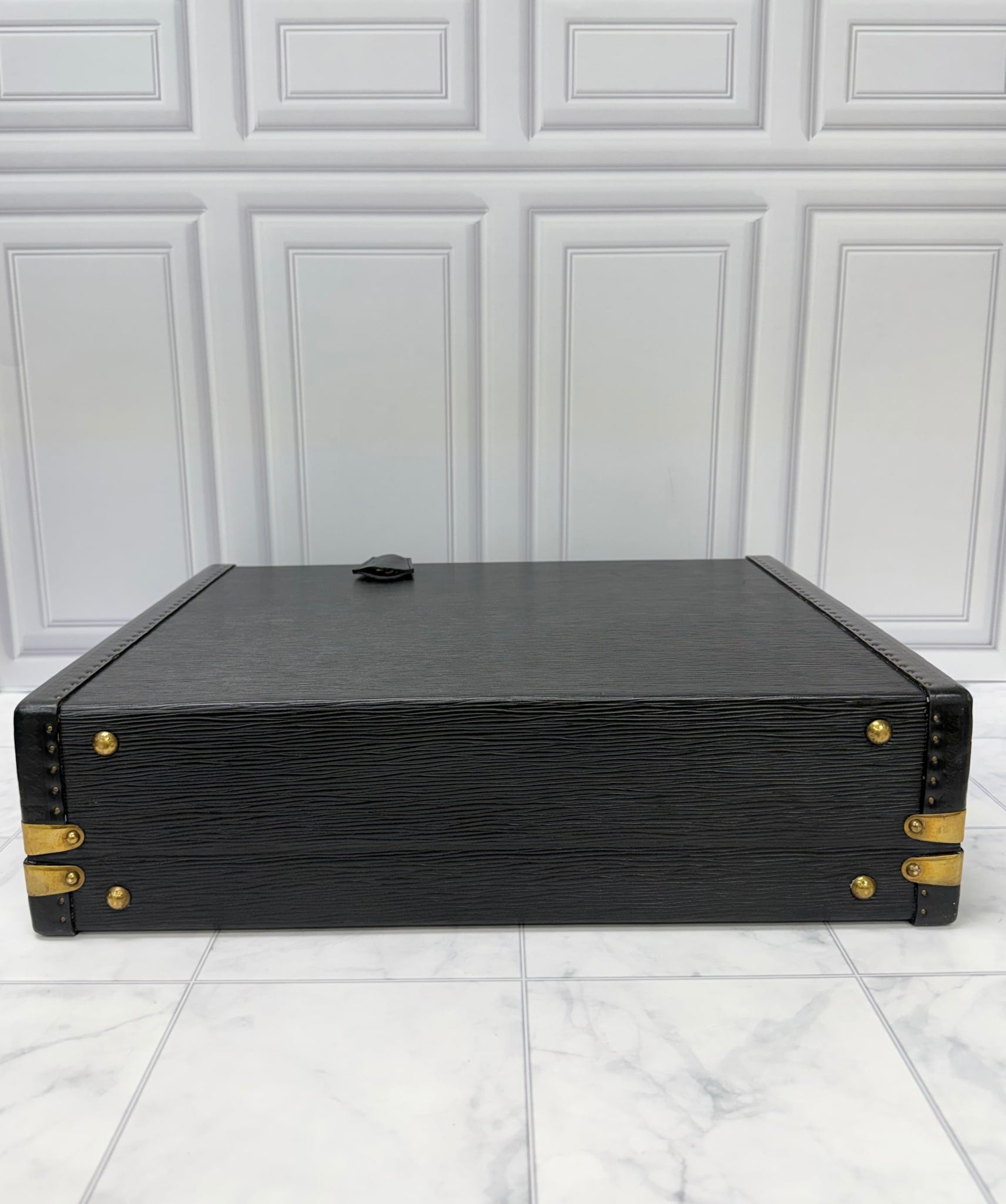 Louis Vuitton Black Epi Leather President Briefcase