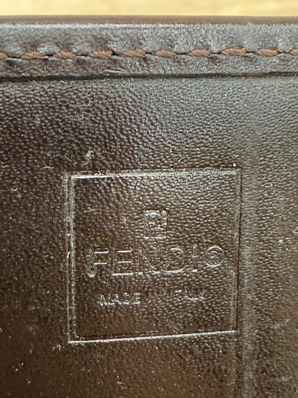 Fendi Zucca Brown Canvas Long Wallet