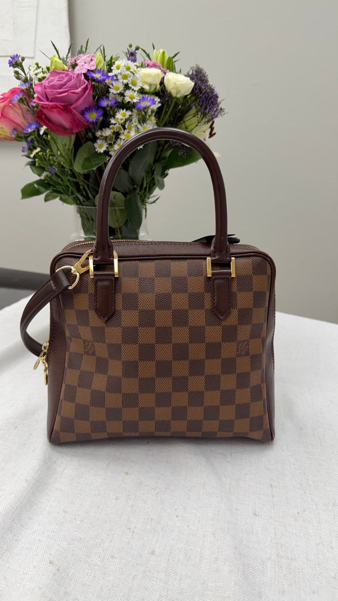 Louis Vuitton Damier Ebene Brera Handbag