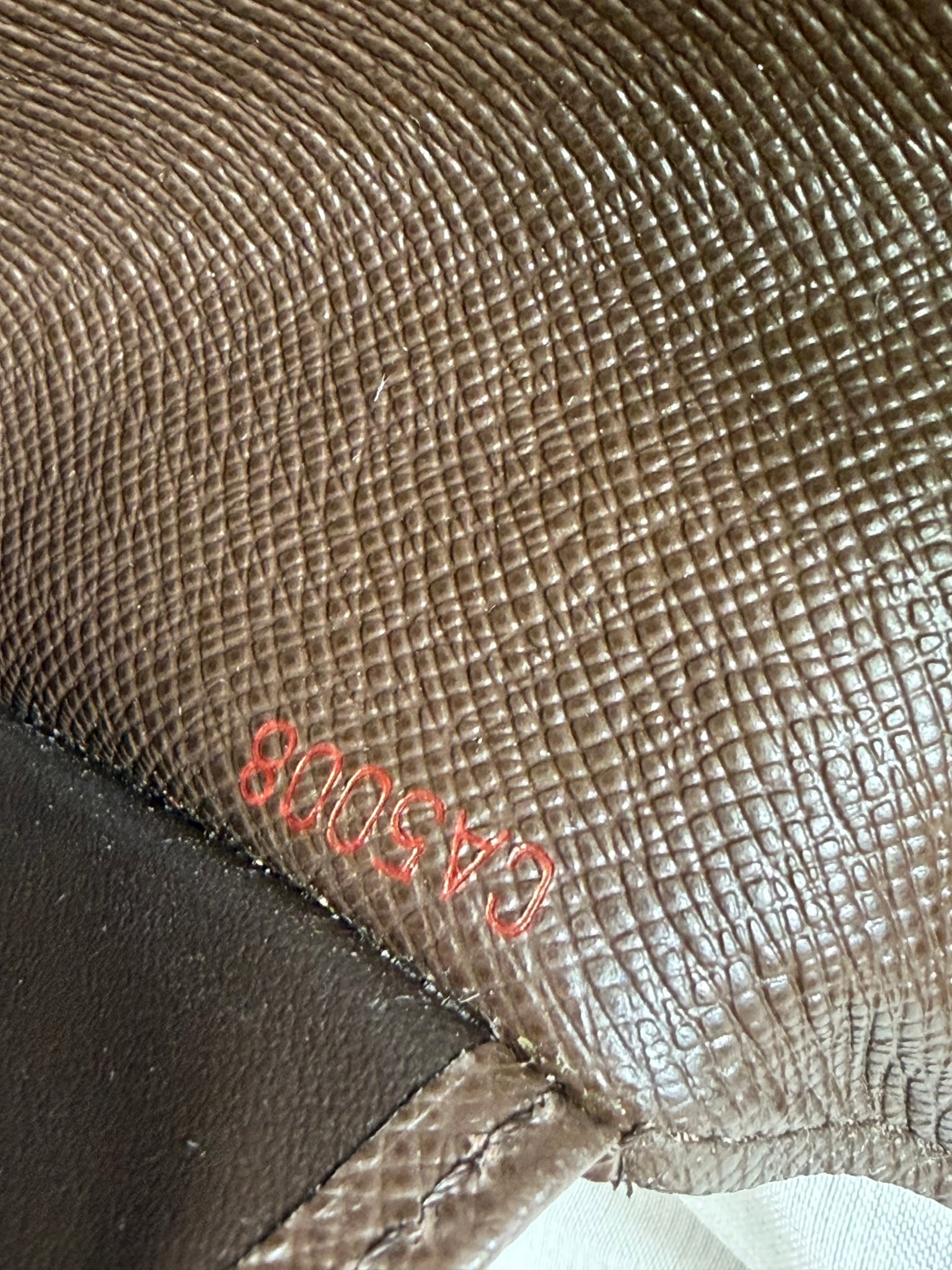 Louis Vuitton Damier Ebene Vertical Long Wallet