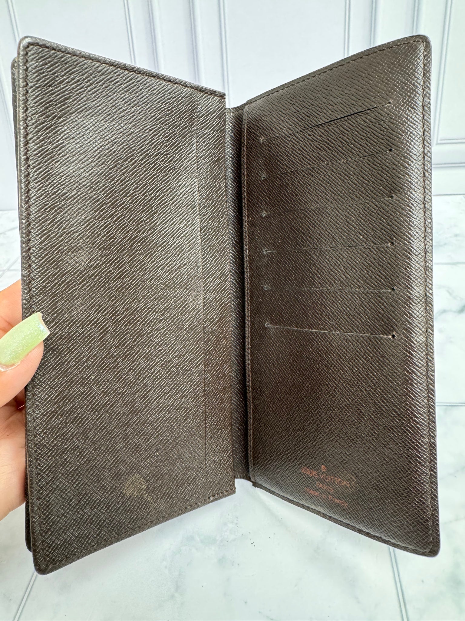 Louis Vuitton Damier Ebene Long Wallet
