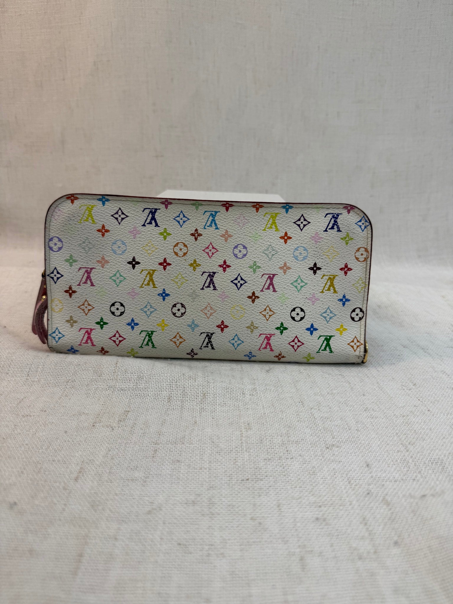 Louis Vuitton White Multicolor Insulate Wallet