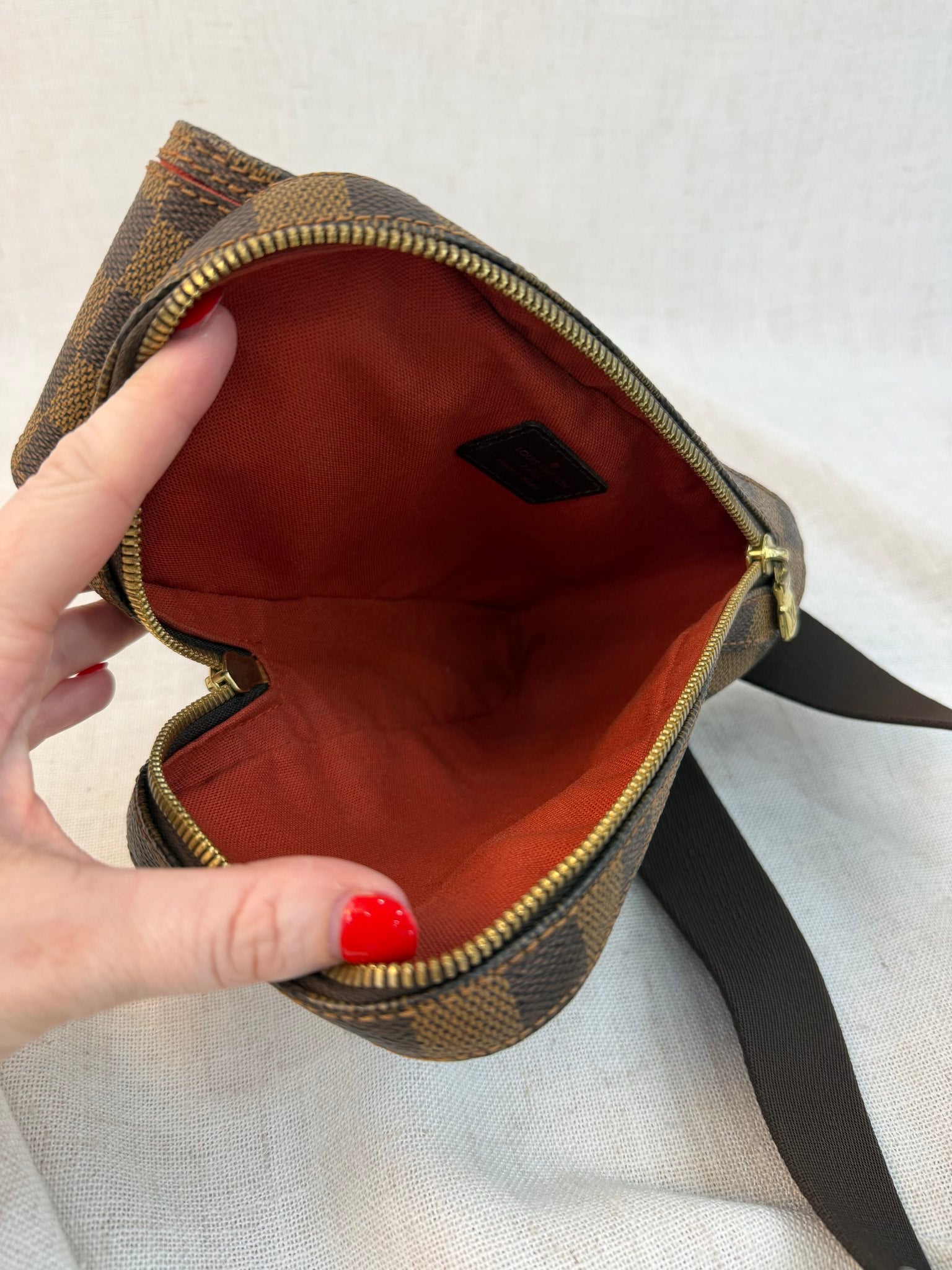 Louis Vuitton Damier Ebene Geronimos Sling Bag