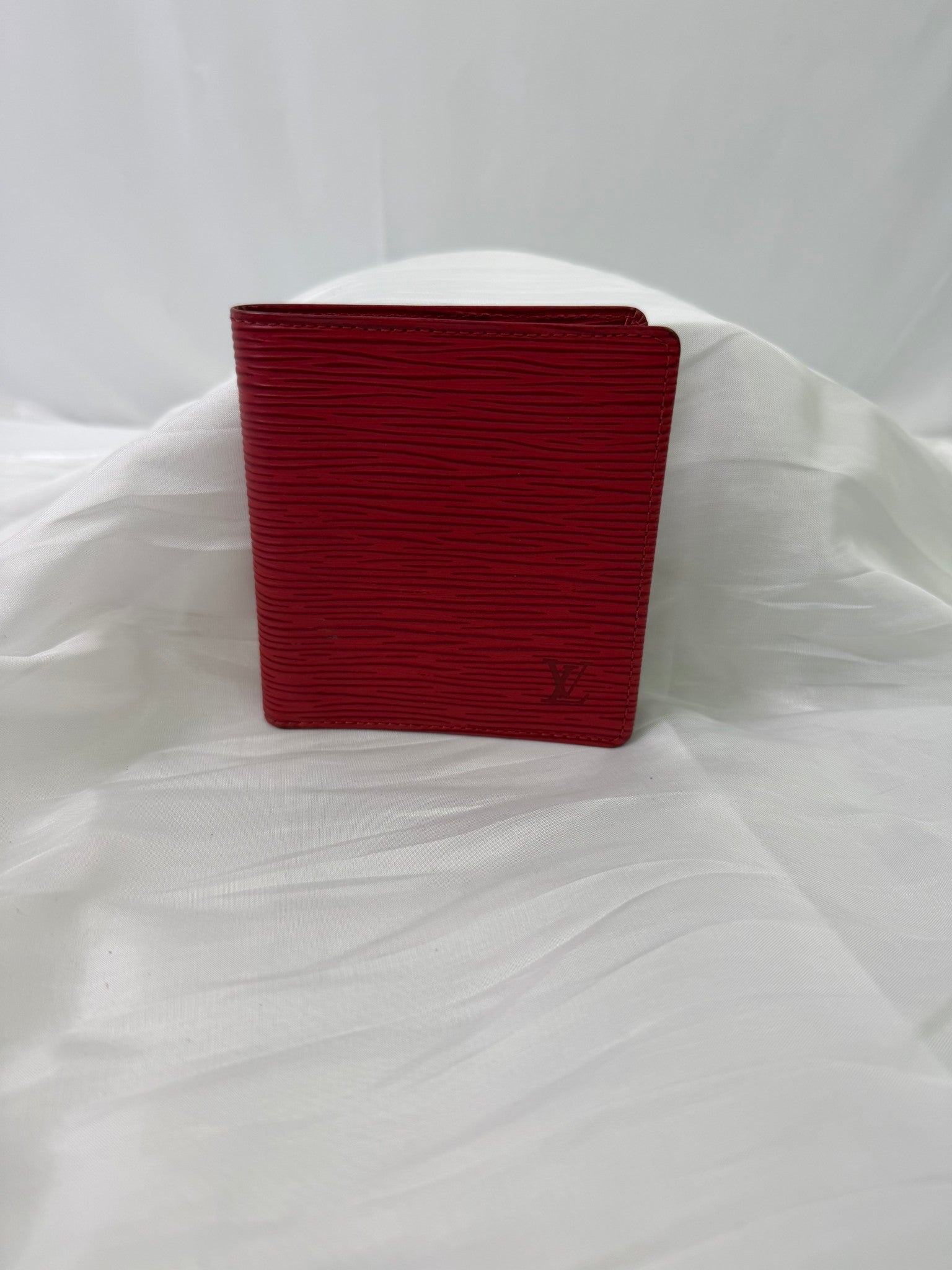 Louis Vuitton Red Epi Leather Marco Bifold Wallet