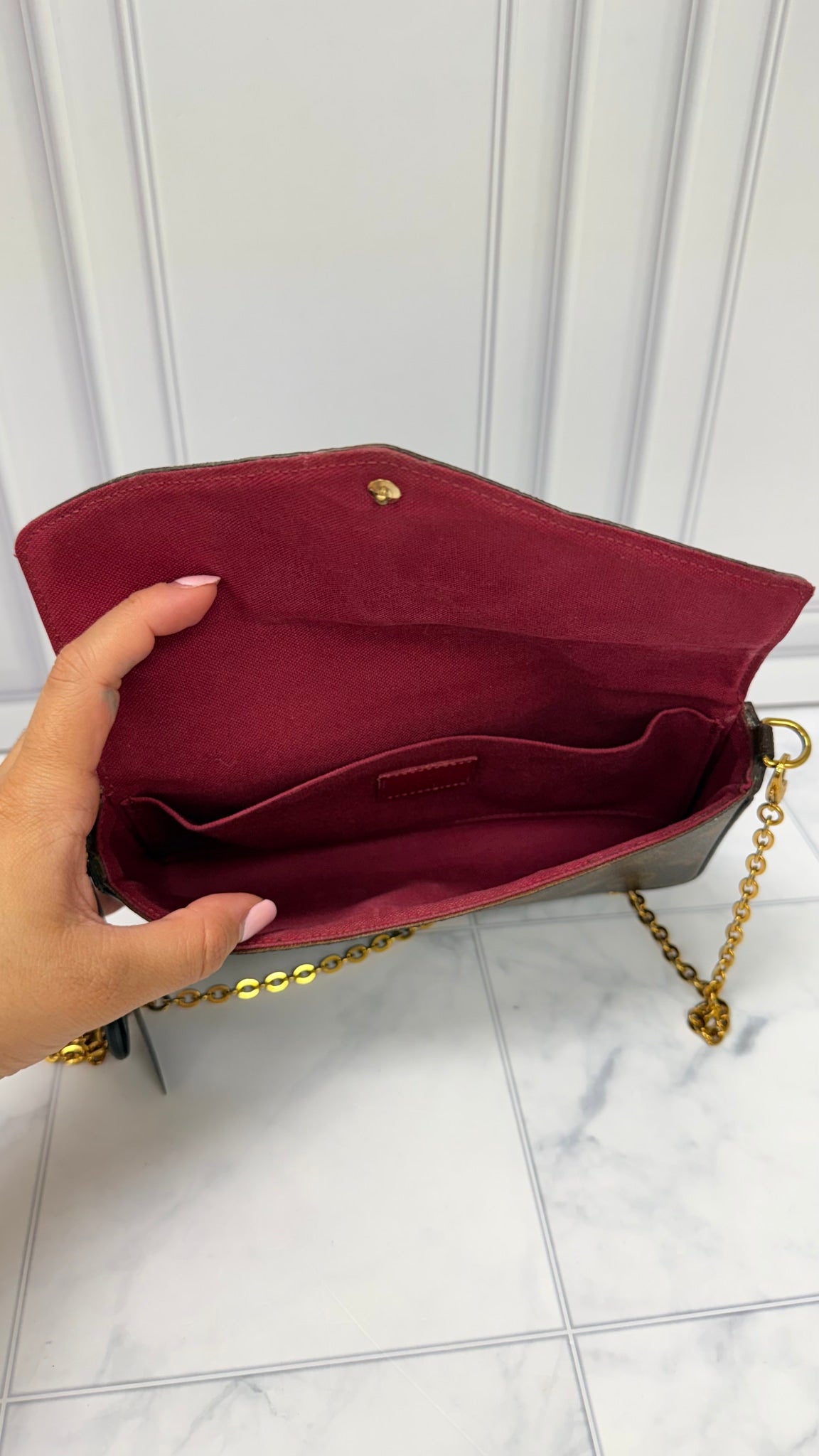 Louis Vuitton Monogram Felicie Pochette Crossbody