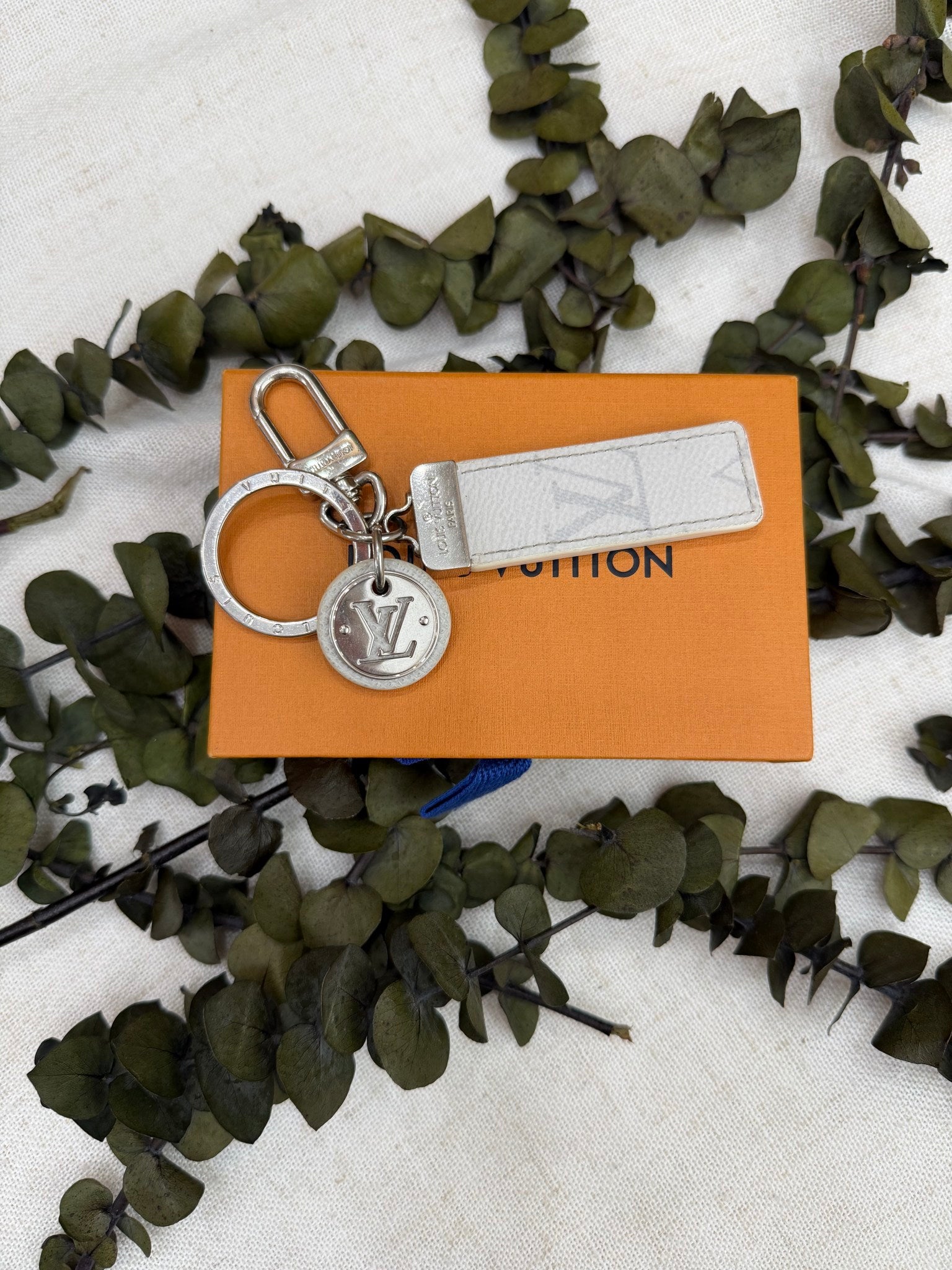 Louis Vuitton White Neo Club Bag Charm