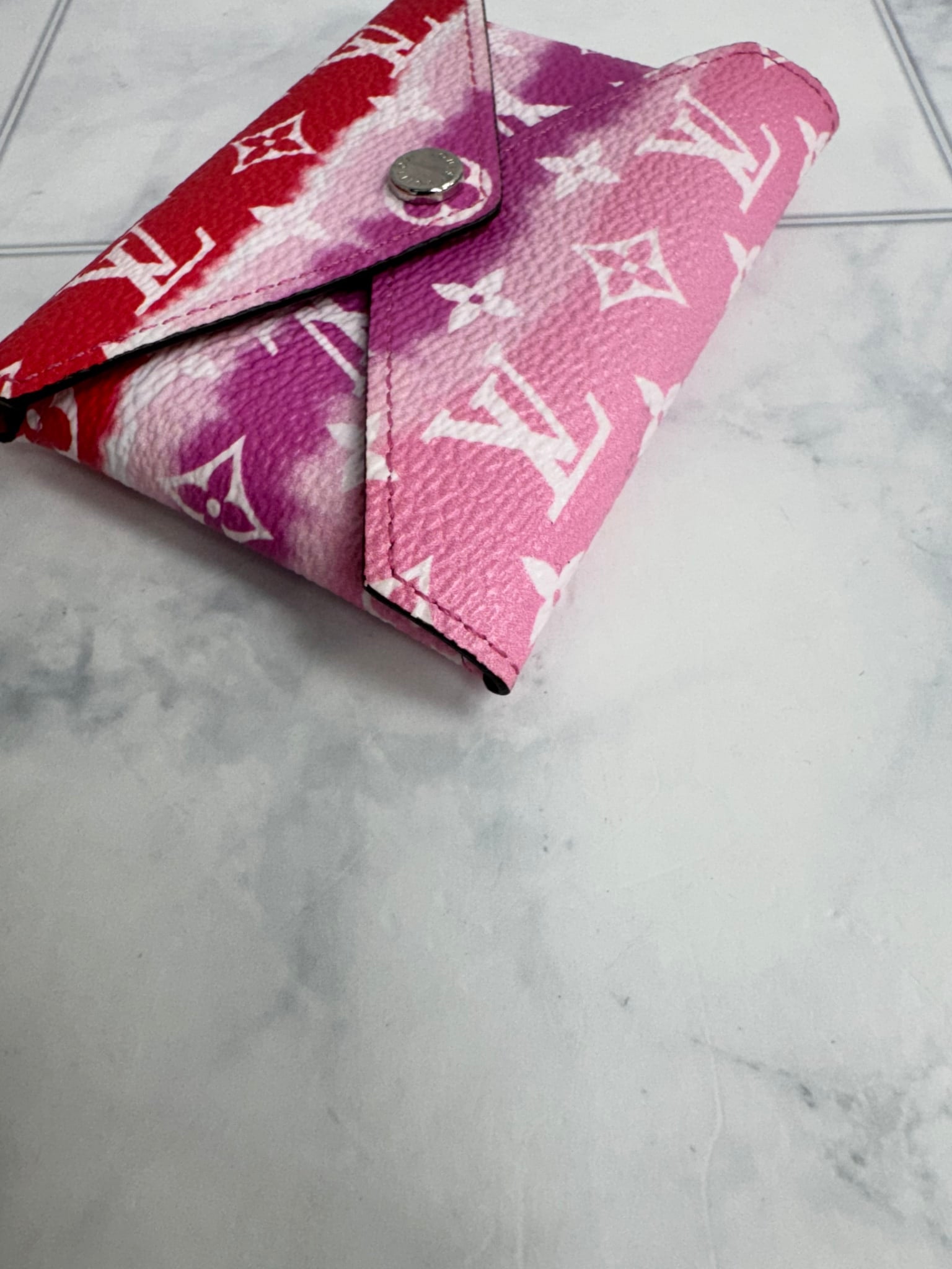 Louis Vuitton Red Monogram Escale Small Kirigami Pochette