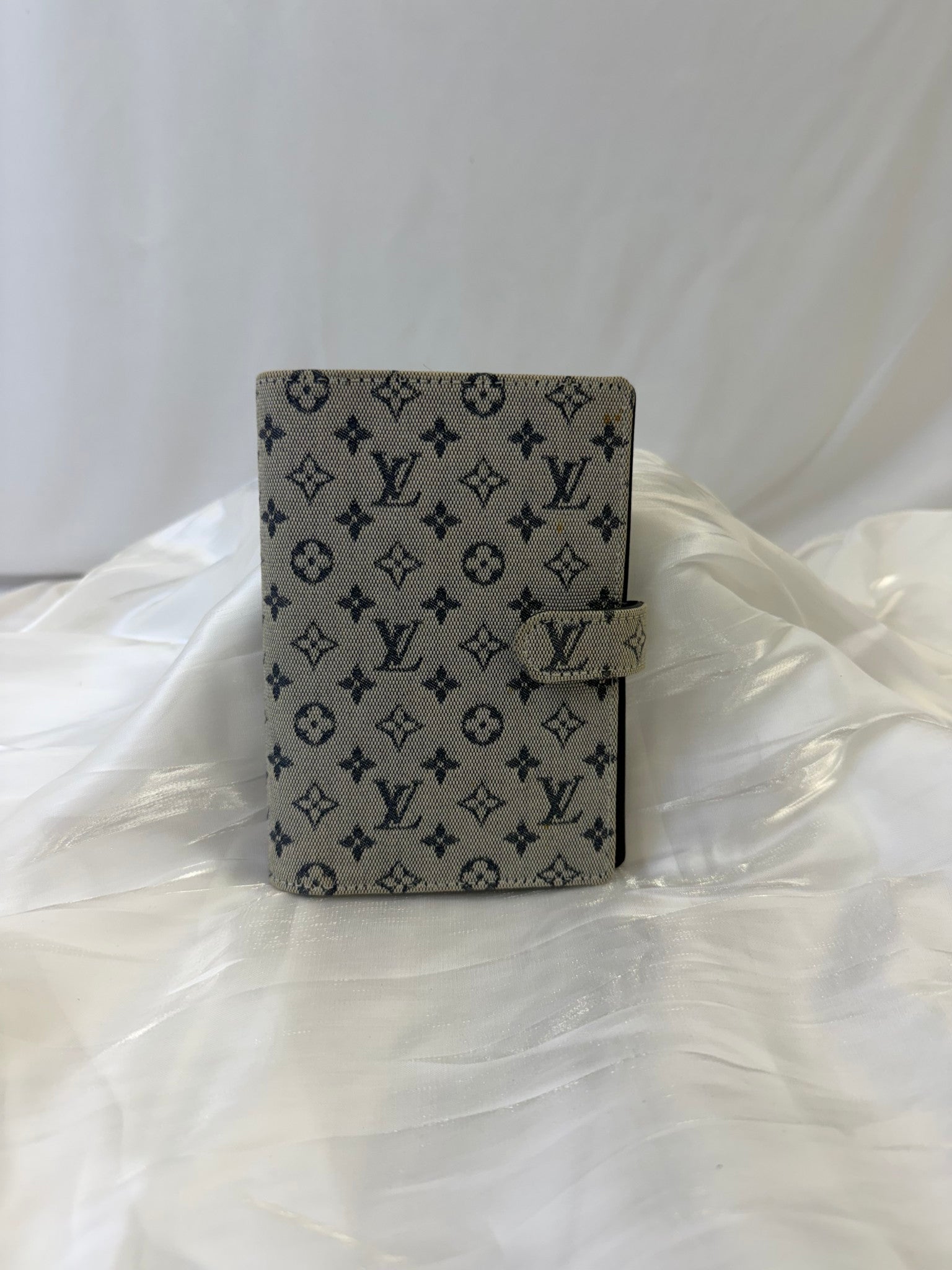 Louis Vuitton Gray Monogram Mini Lin Agenda PM