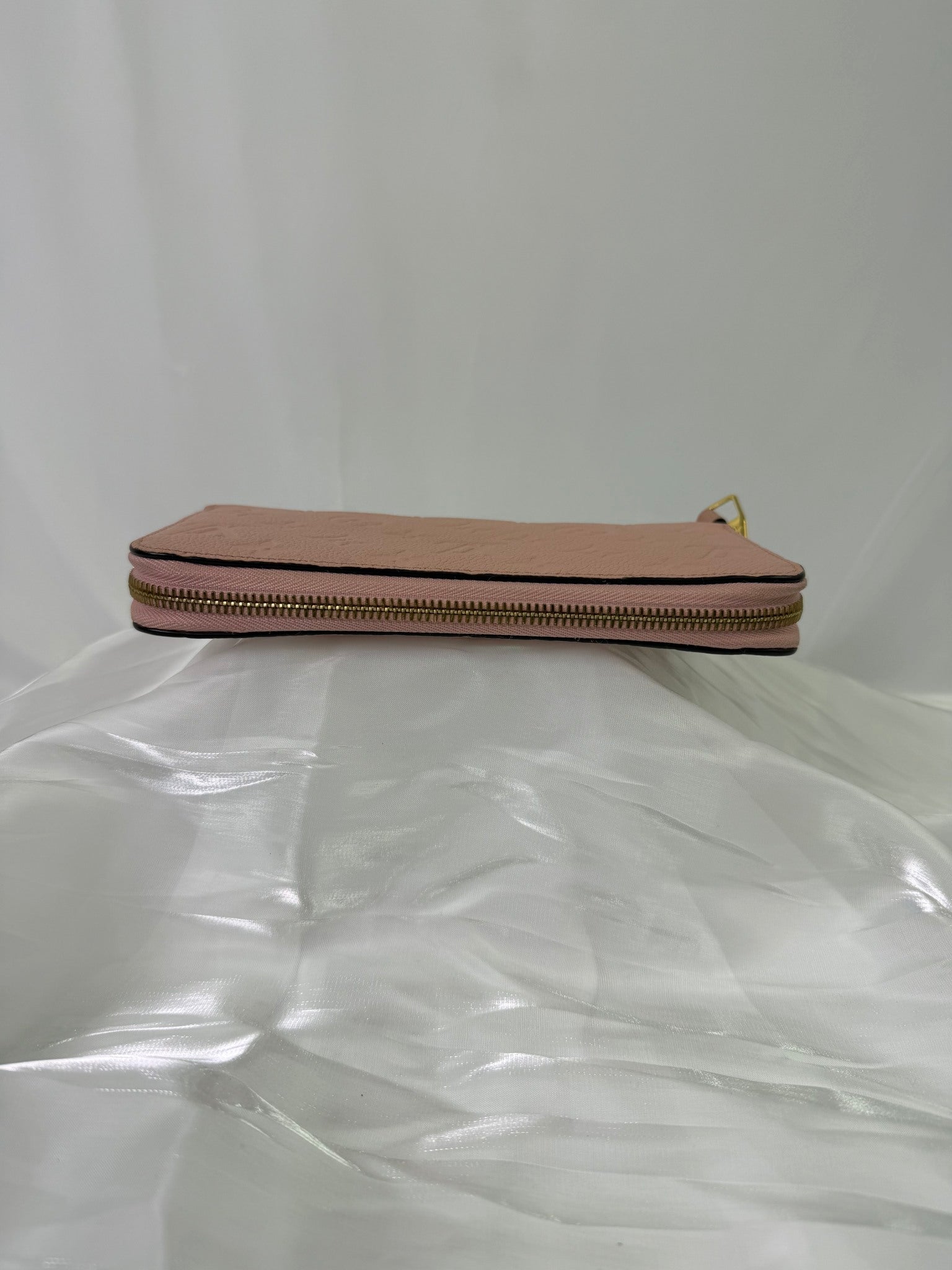 Louis Vuitton Pink Monogram Empreinte Zippy Wallet