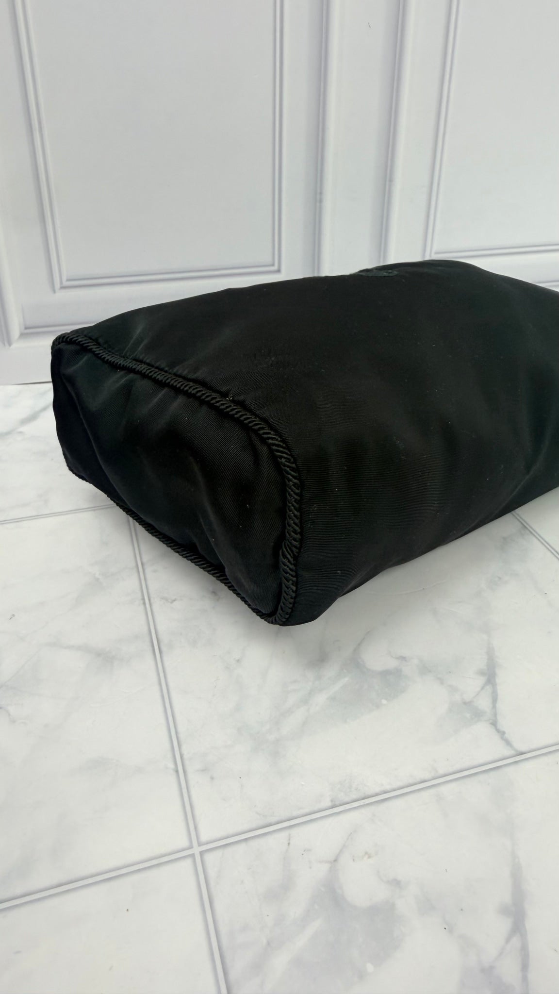 Prada Black Nylon Cosmetic Pouch