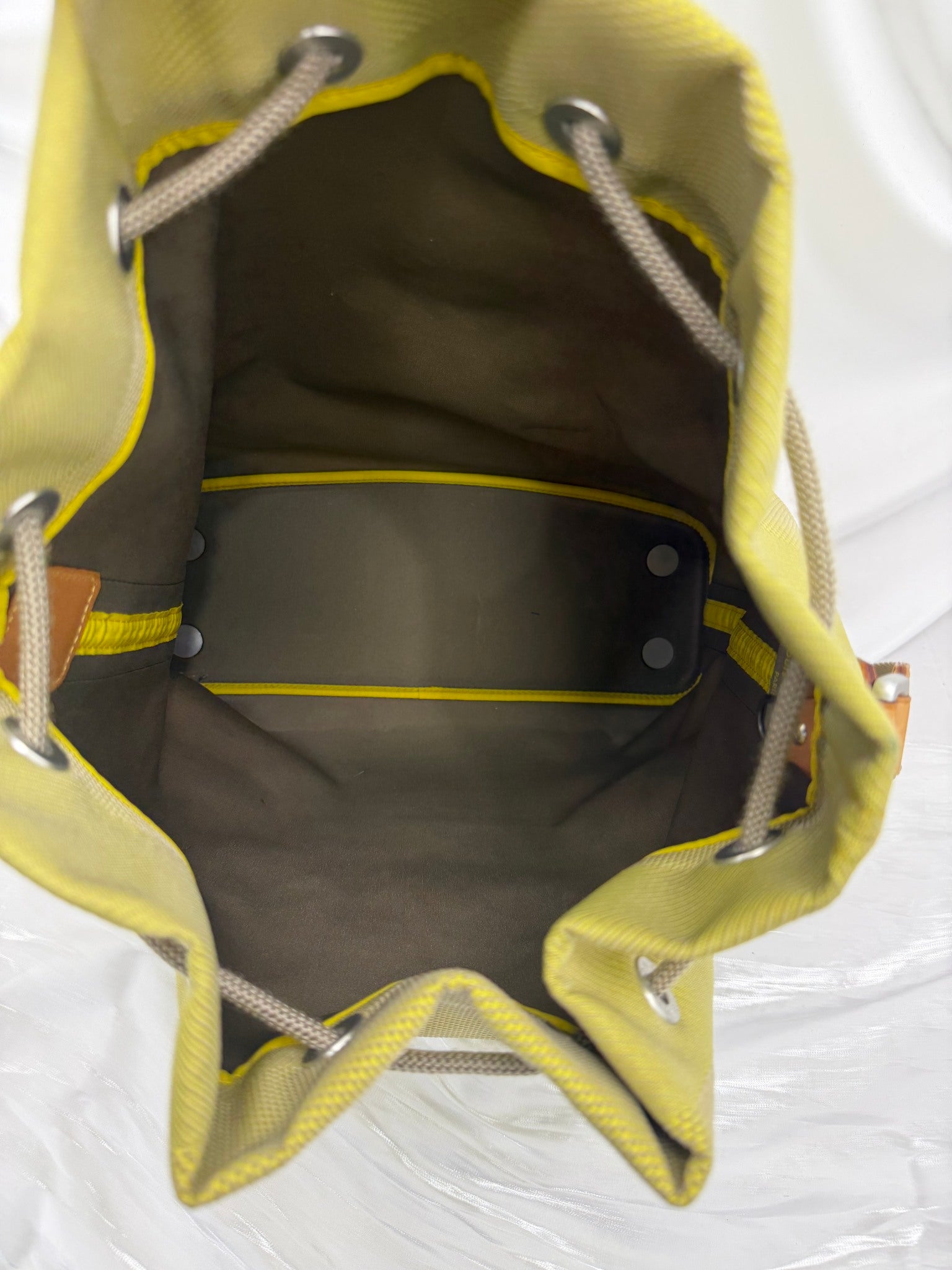 Louis Vuitton Yellow Damier Geant LV Cup Volunteer Bucket Bag