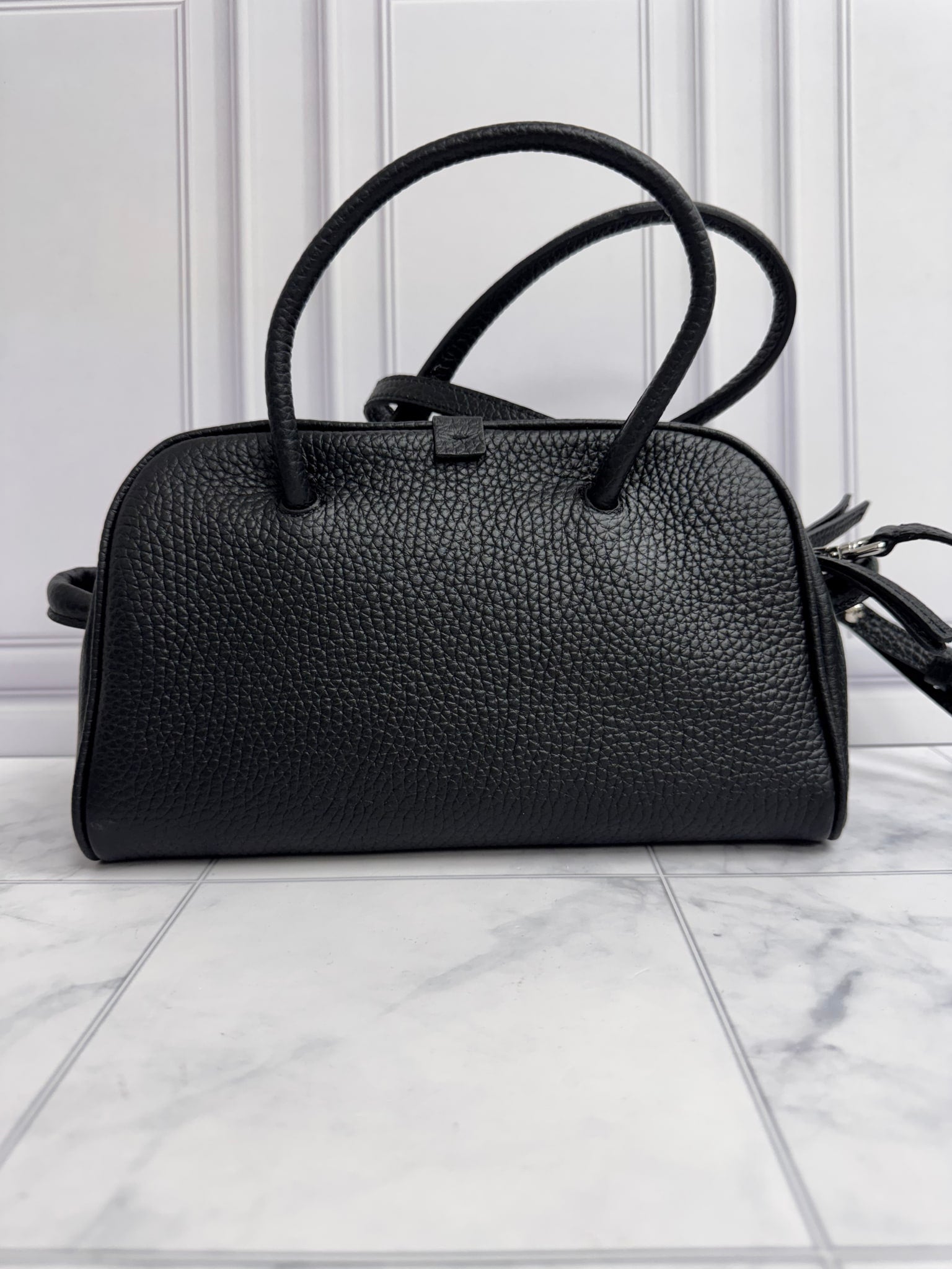 BRAND NEW - Jacquemus Black Grained Leather Piccolo Turismo 2Way Bag