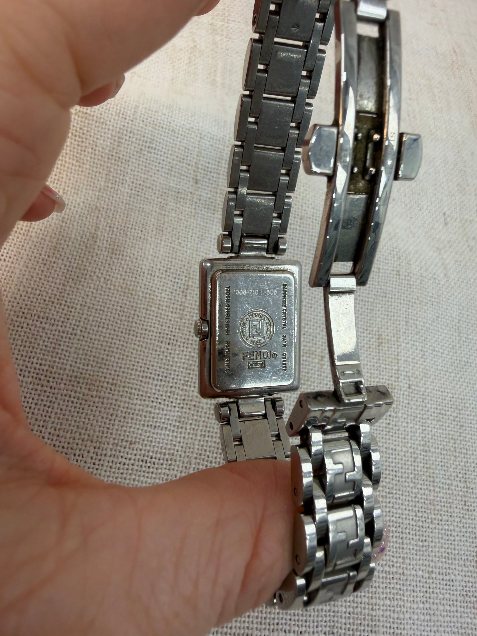 Fendi Silver Watch