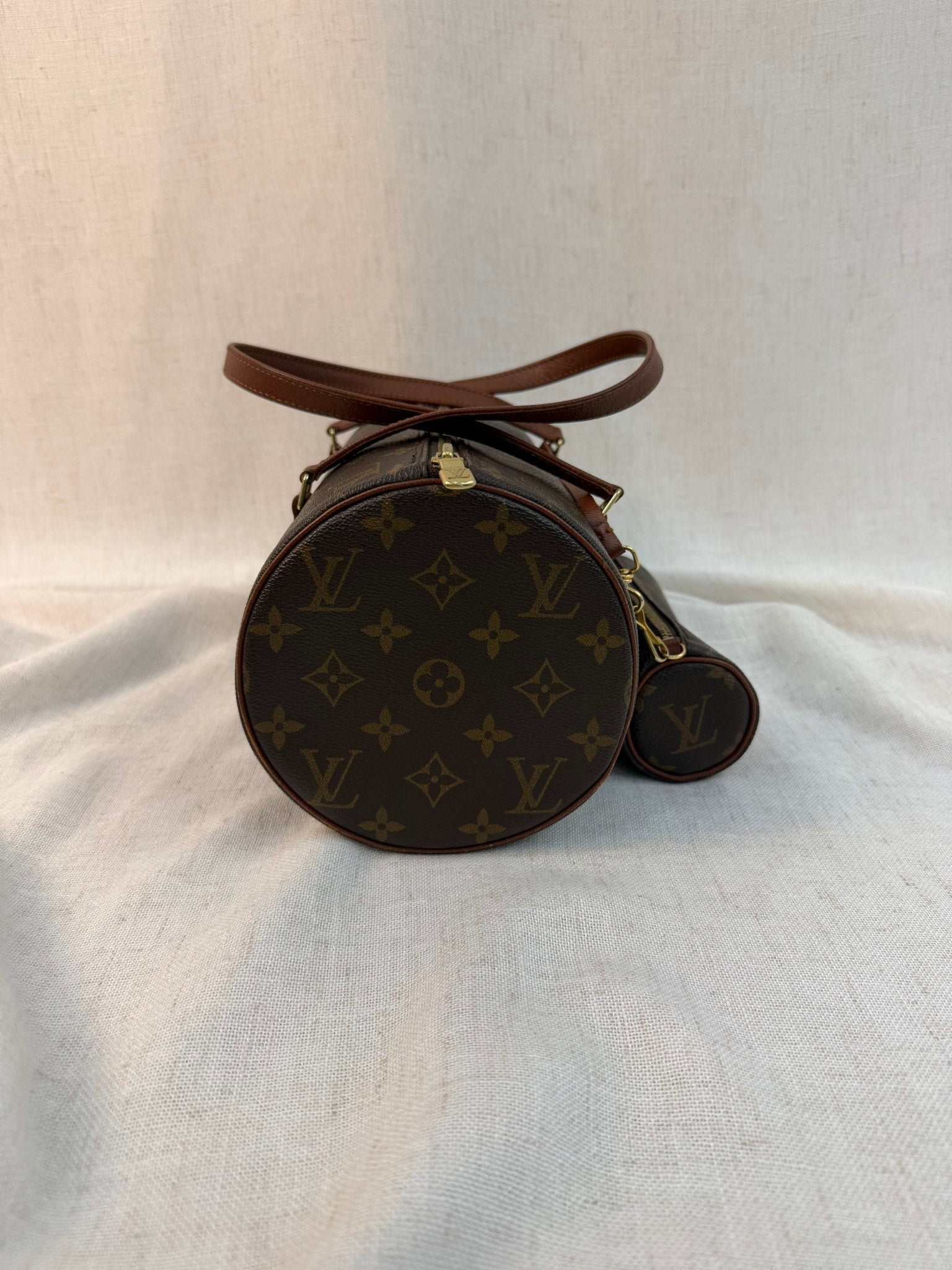 Louis Vuitton Monogram Papillon 30 Bag With Mini Papillon
