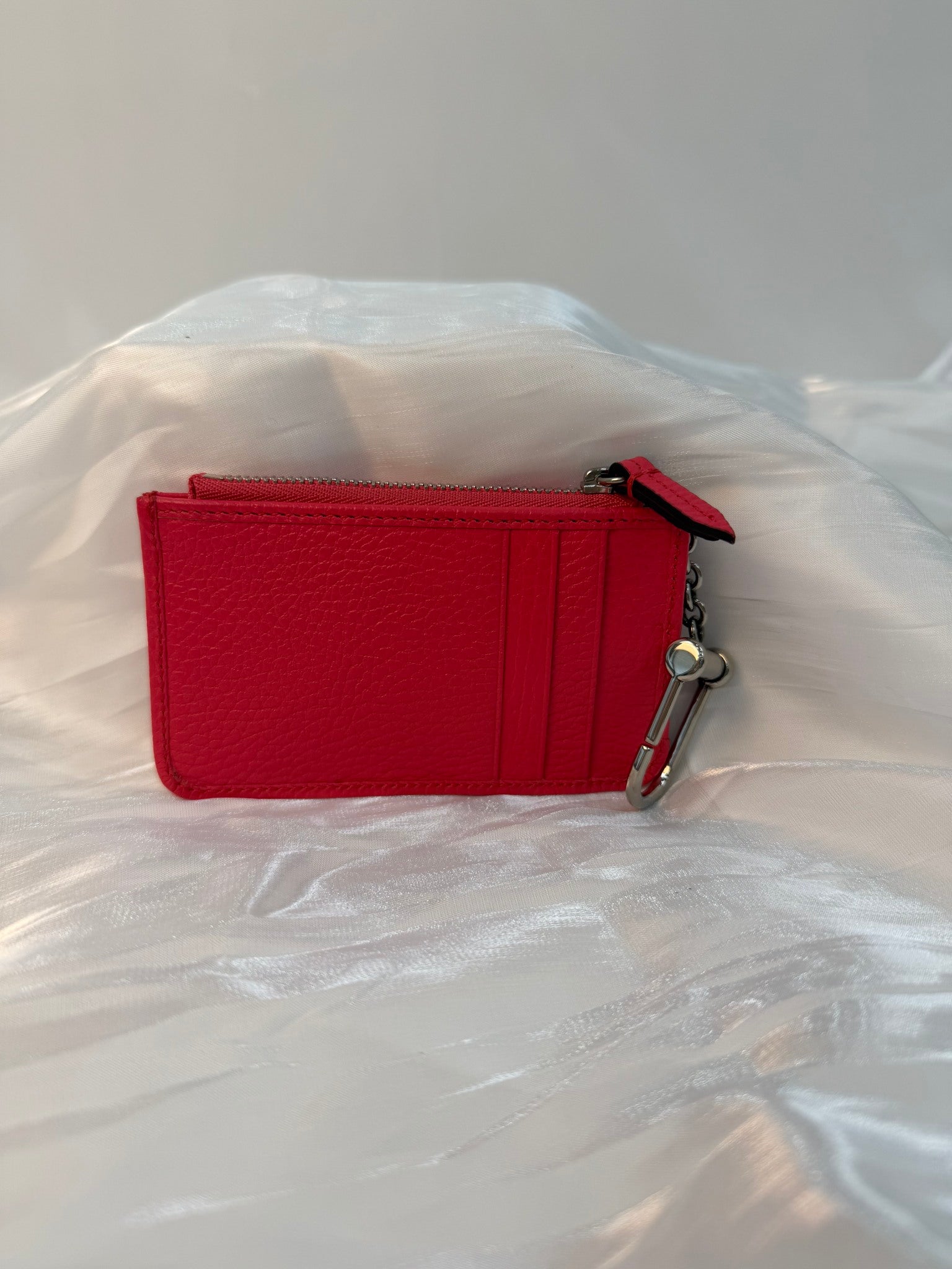 Gucci Coral Leather Marmont Card Case