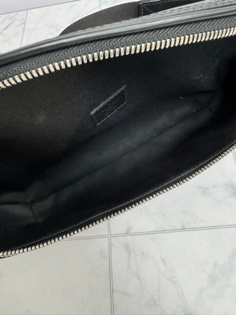 Louis Vuitton Black Epi LV Circle Bum Bag